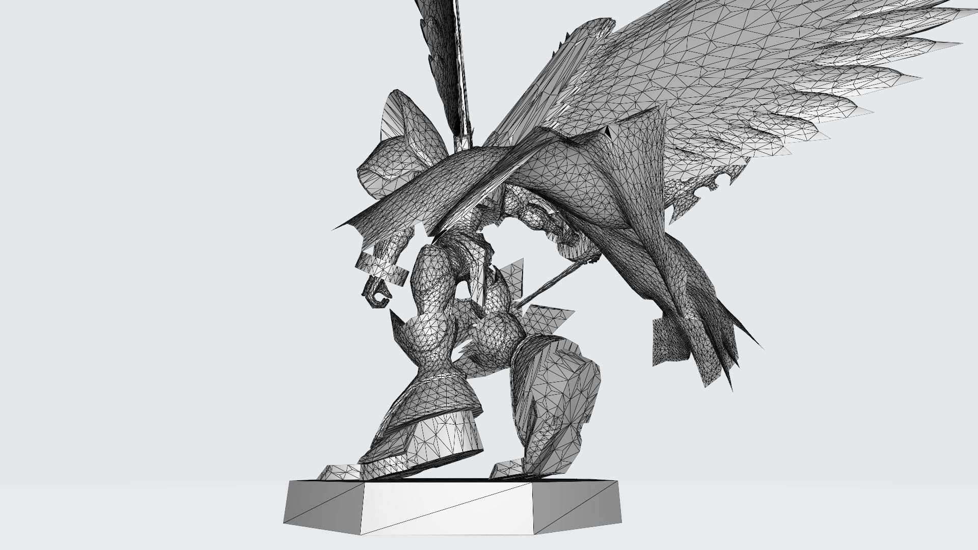 Alphamon Ouryuken 3D print model_19