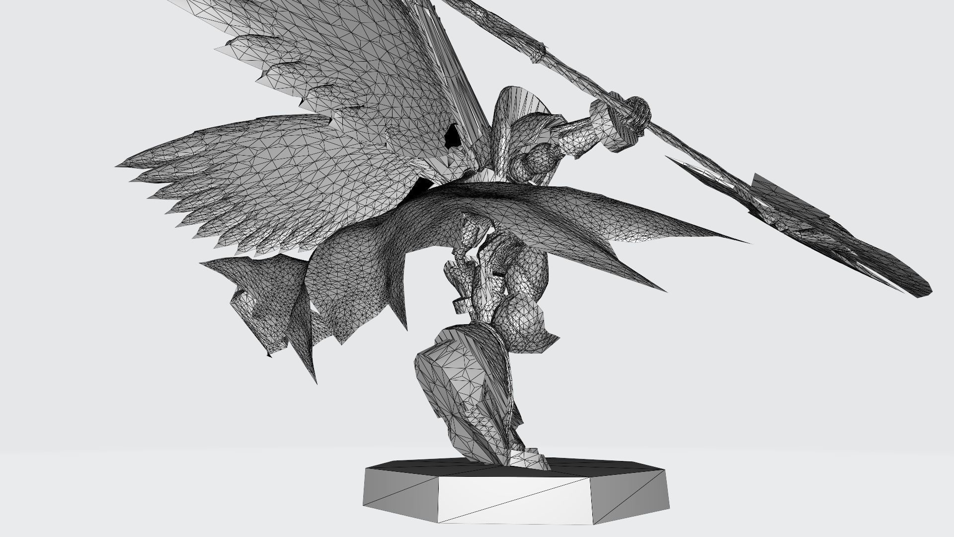 Alphamon Ouryuken 3D print model_18