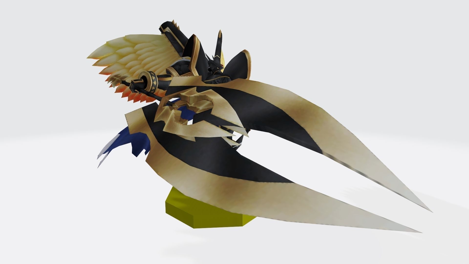 Alphamon Ouryuken 3D print model_12