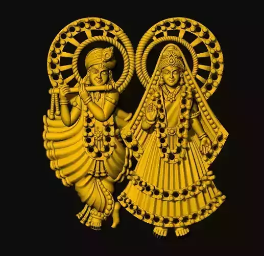 new south Radha krishna pendent 