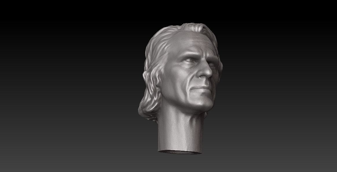 ONE12 SCALE HEAD - JOAQUIN PHOENIX- JOKER - 2019 MOVIE VER 3D print model_3