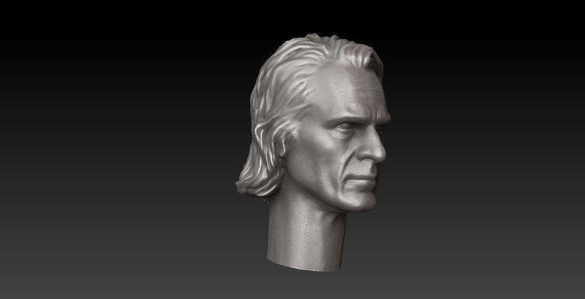 ONE12 SCALE HEAD - JOAQUIN PHOENIX- JOKER - 2019 MOVIE VER 3D print model_10