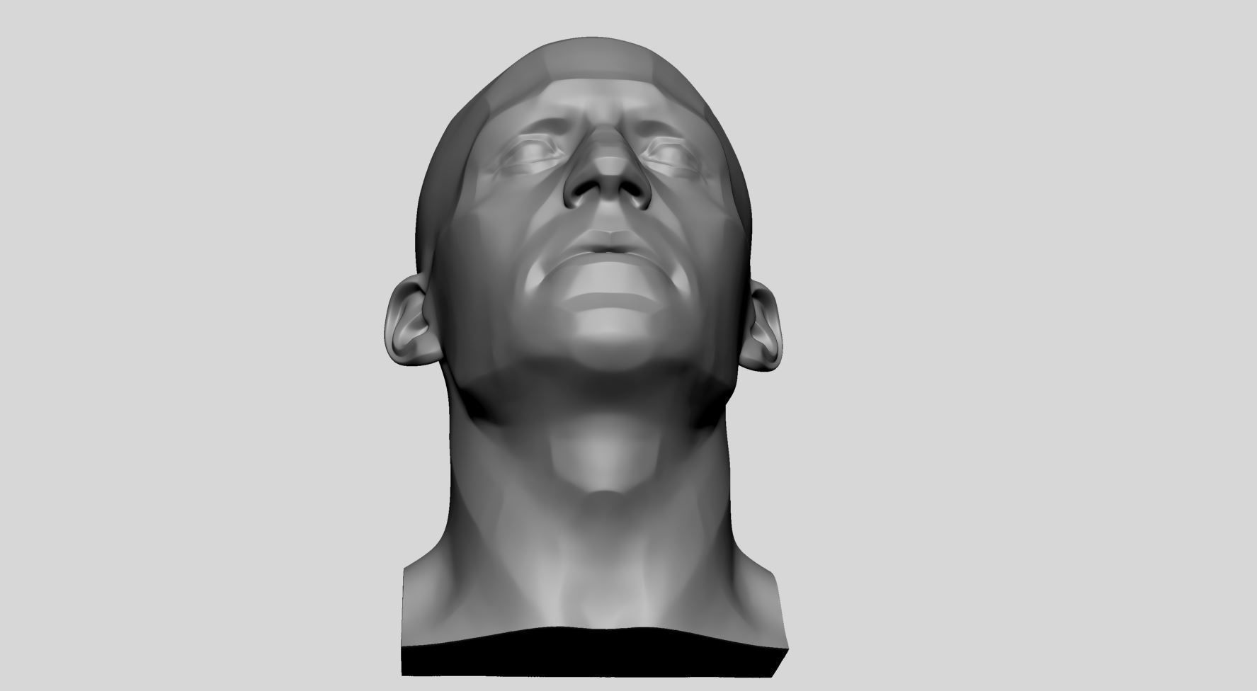 Male Head Planes 3D print model_8