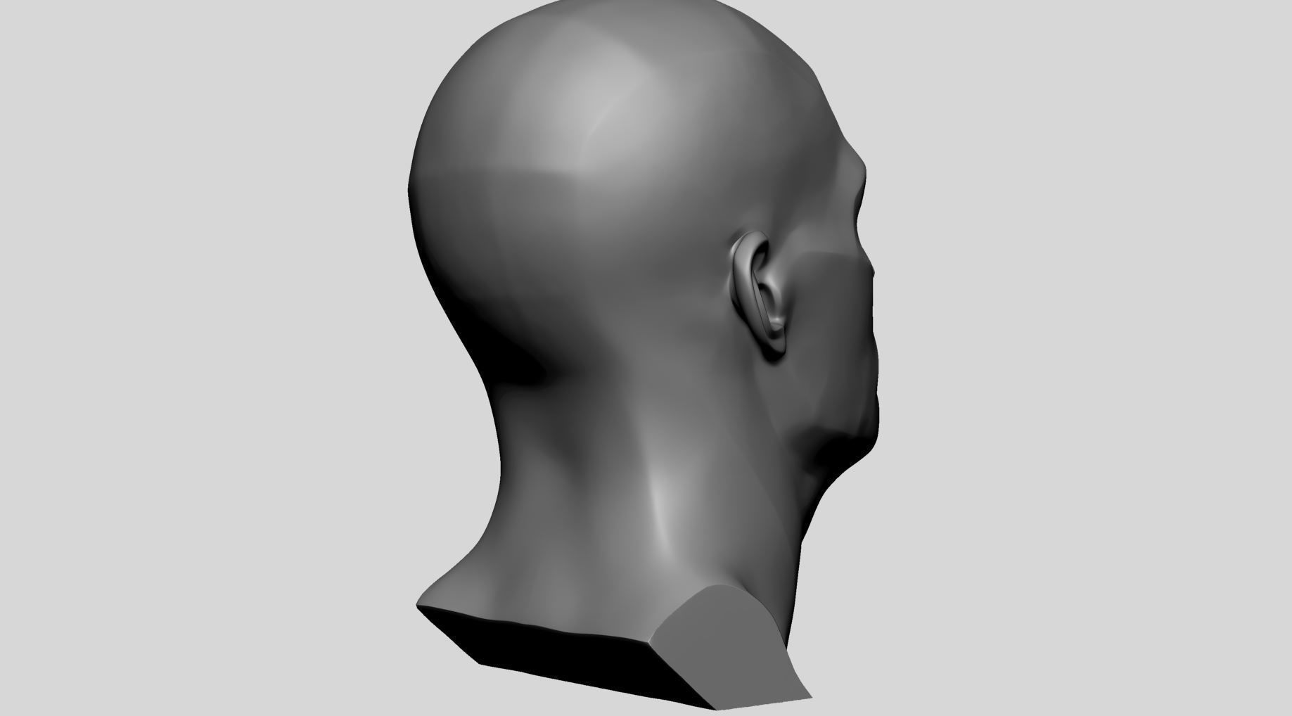 Male Head Planes 3D print model_3