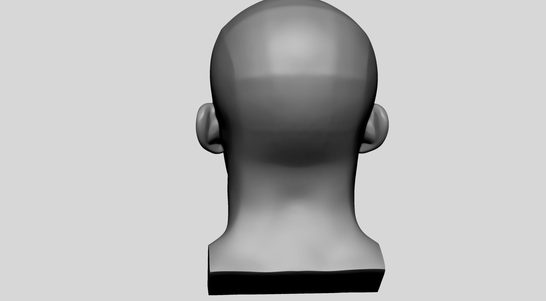 Male Head Planes 3D print model_4