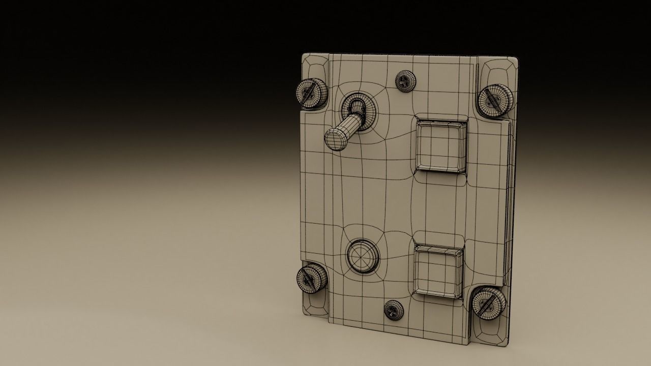 F16 ELECTRONICS Panel 3D model_10