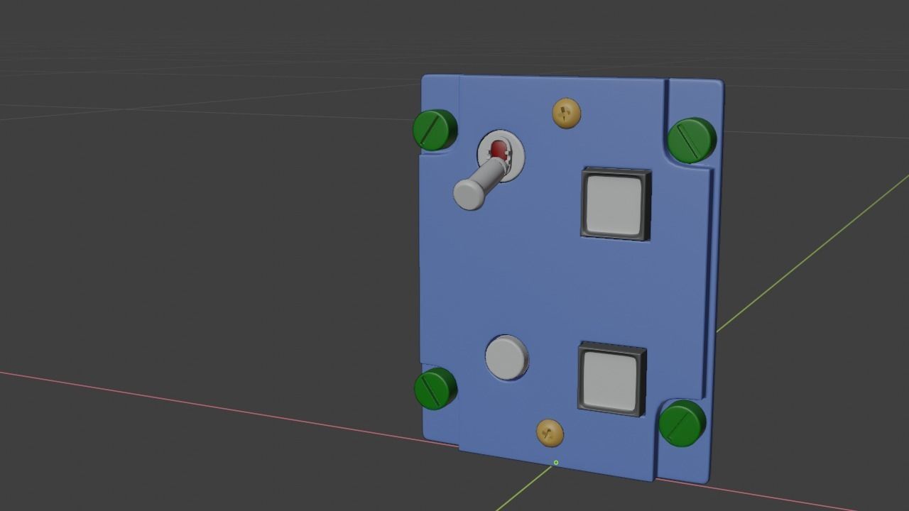 F16 ELECTRONICS Panel 3D model_11