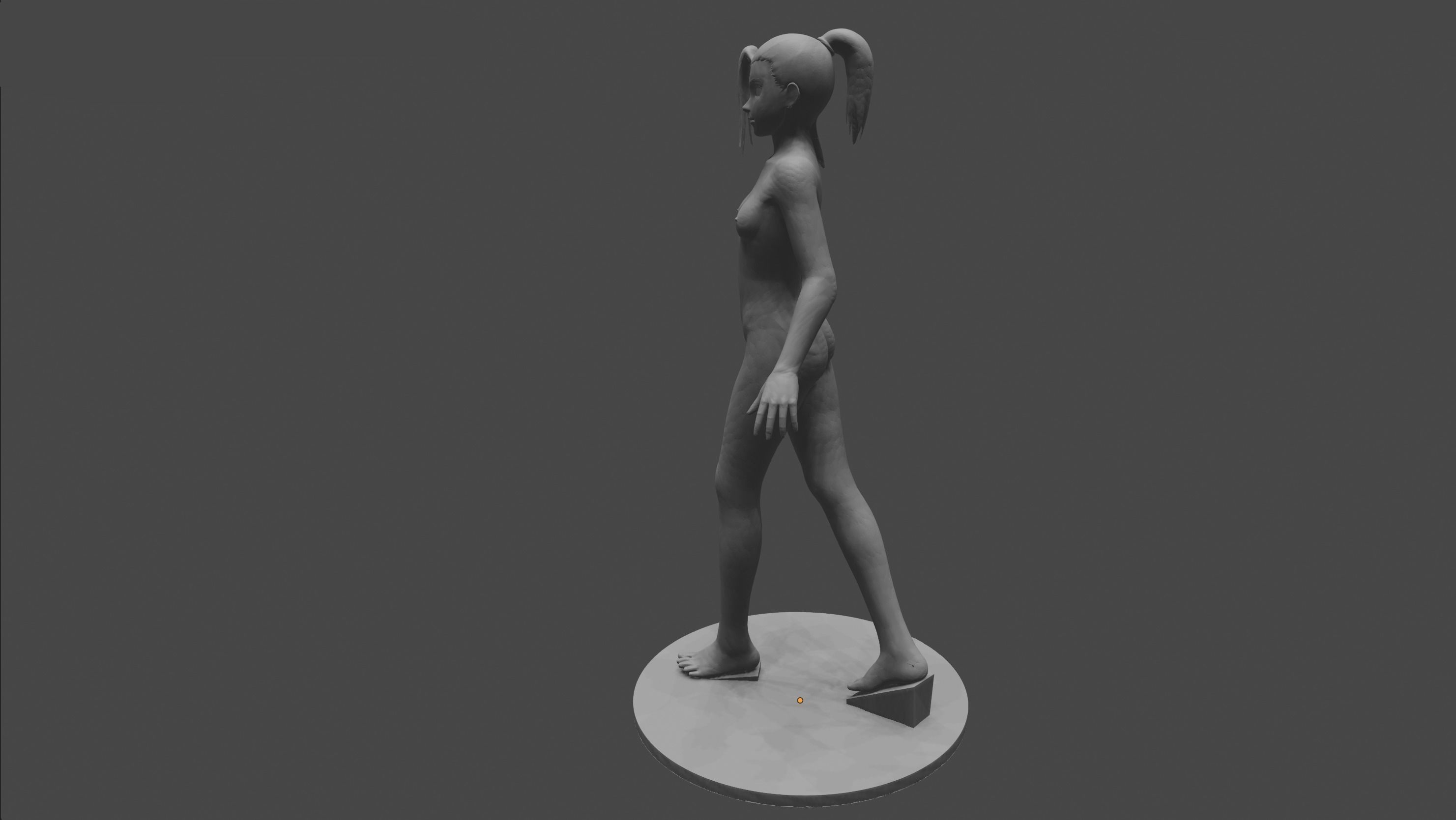 Ino Yamanaka young 3D print model_2