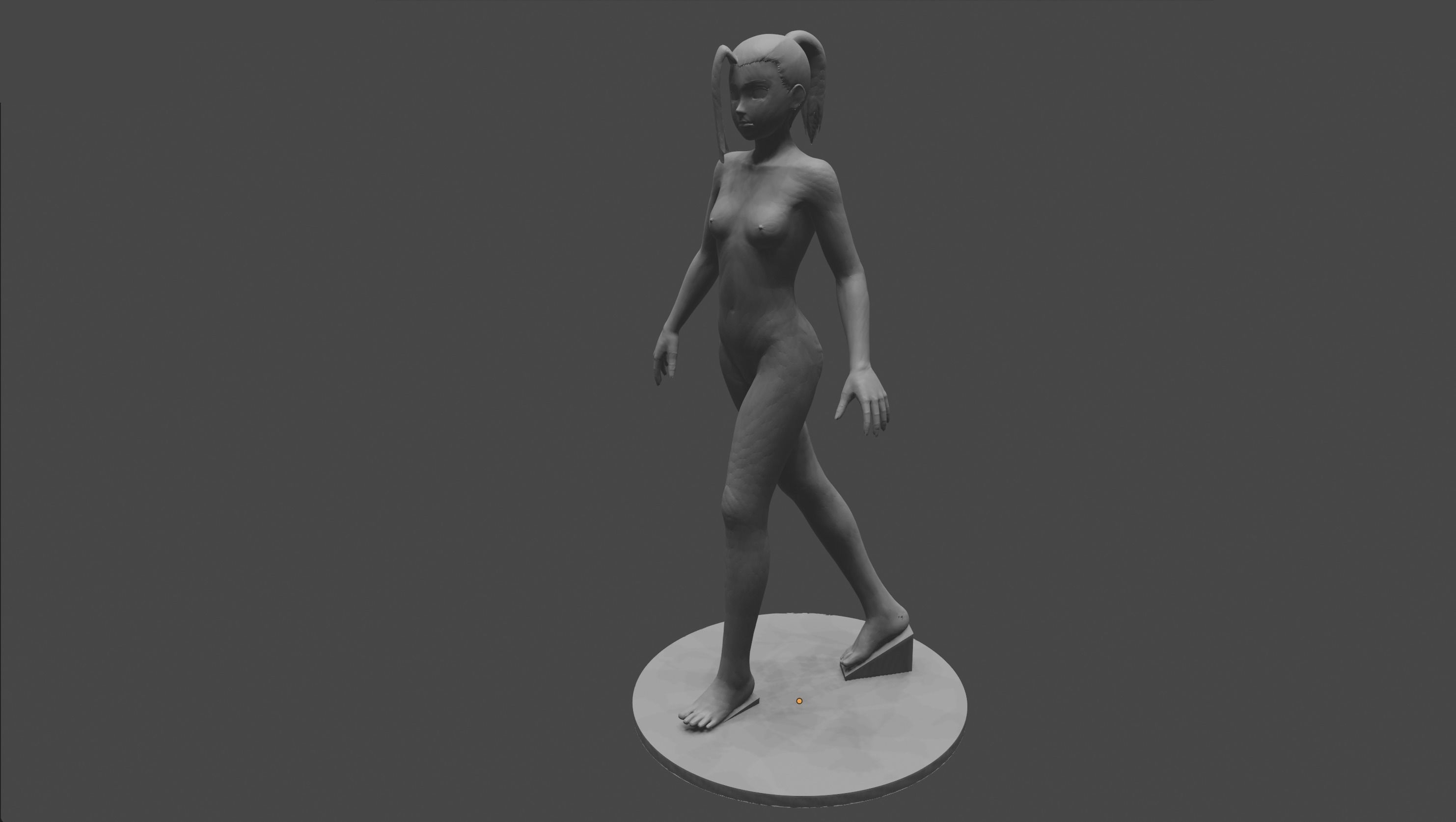 Ino Yamanaka young 3D print model_1