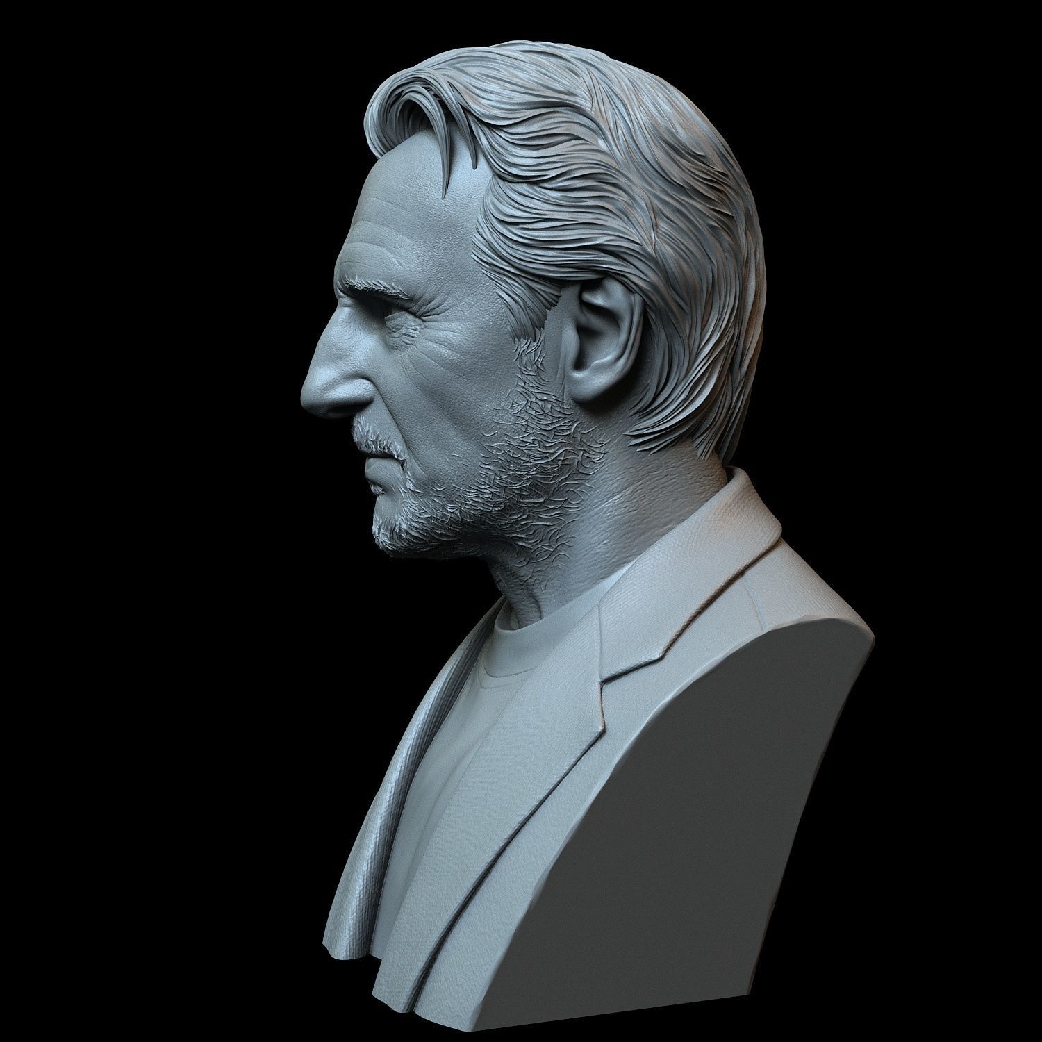 Liam Neeson 3D print model_3