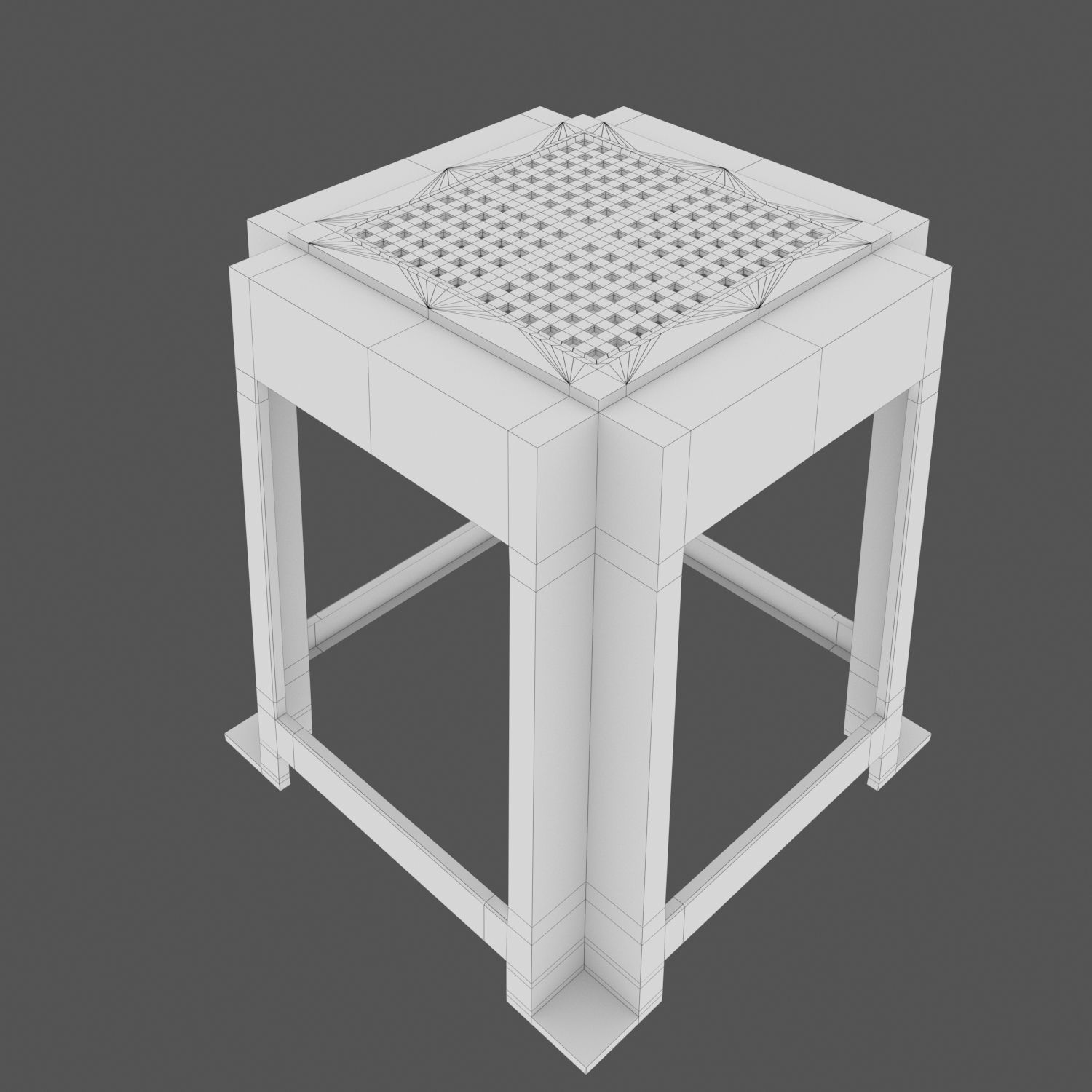 Plastic Chair 3D model_4