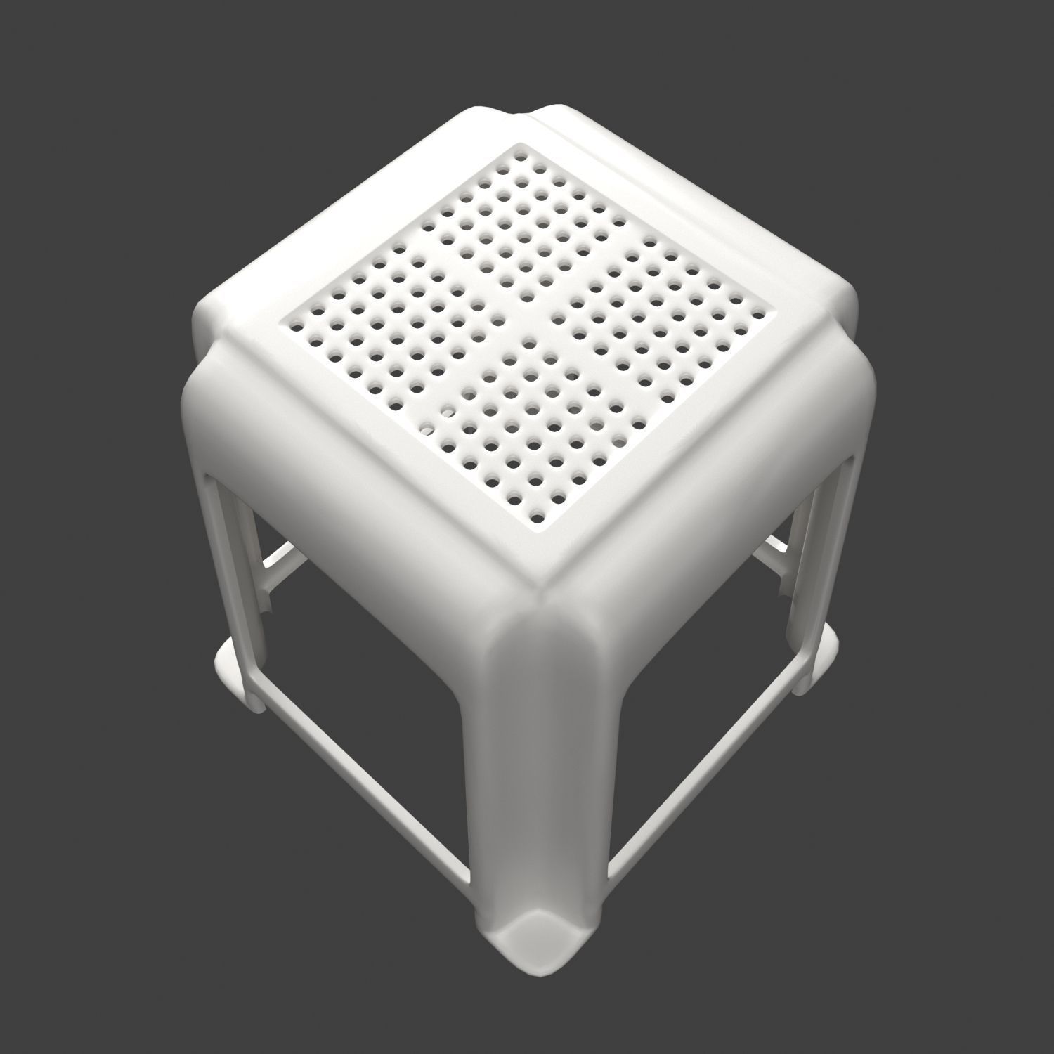 Plastic Chair 3D model_1