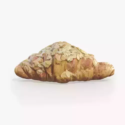 3D Croissant Almond model 3D model