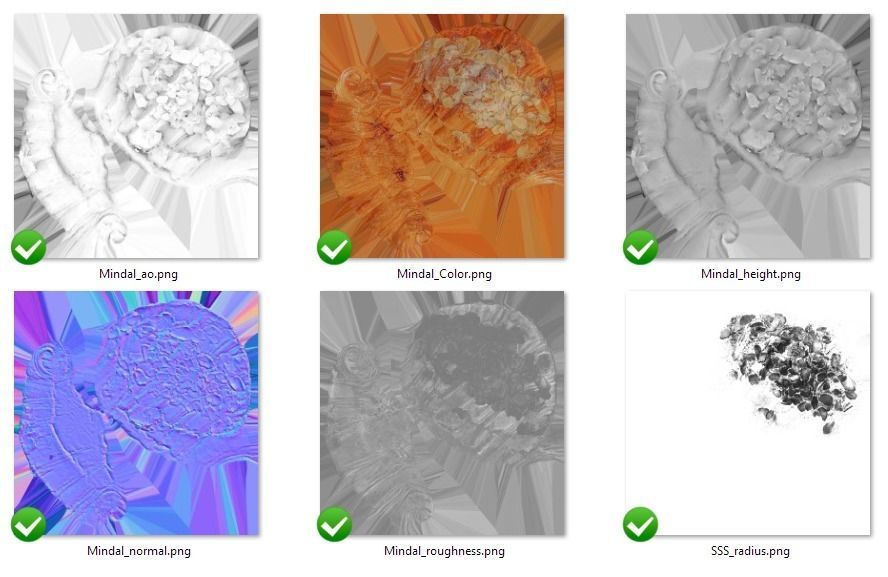 3D Croissant Almond model 3D model_27