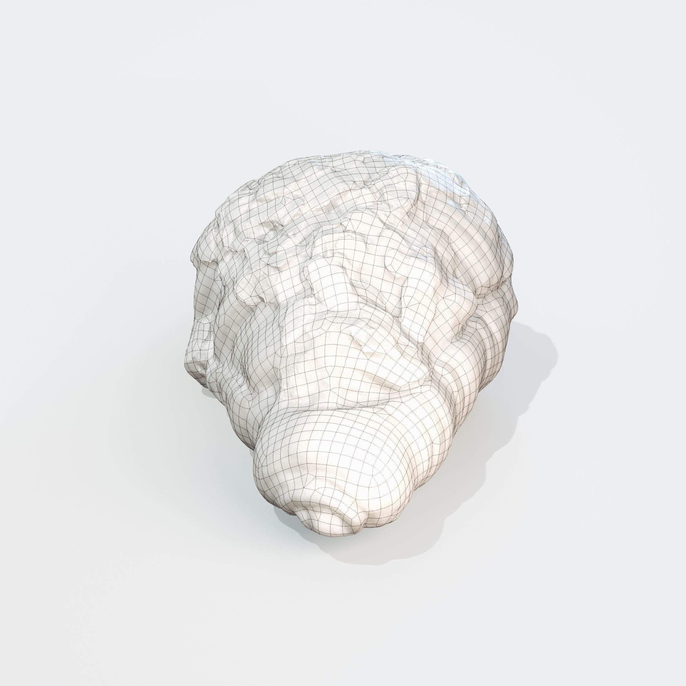 3D Croissant Almond model 3D model_22