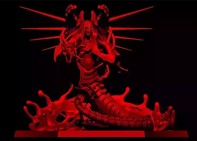 Astral God of Flesh 3D print model