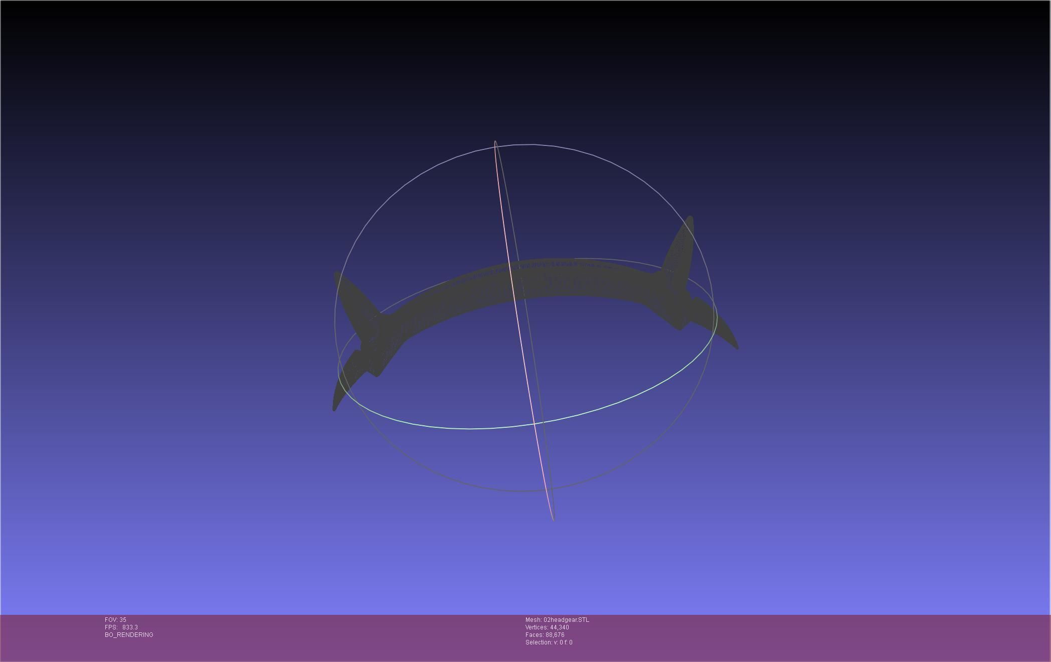 Darling In The Franxx Zero Two Cosplay Headgear 3D print model_42