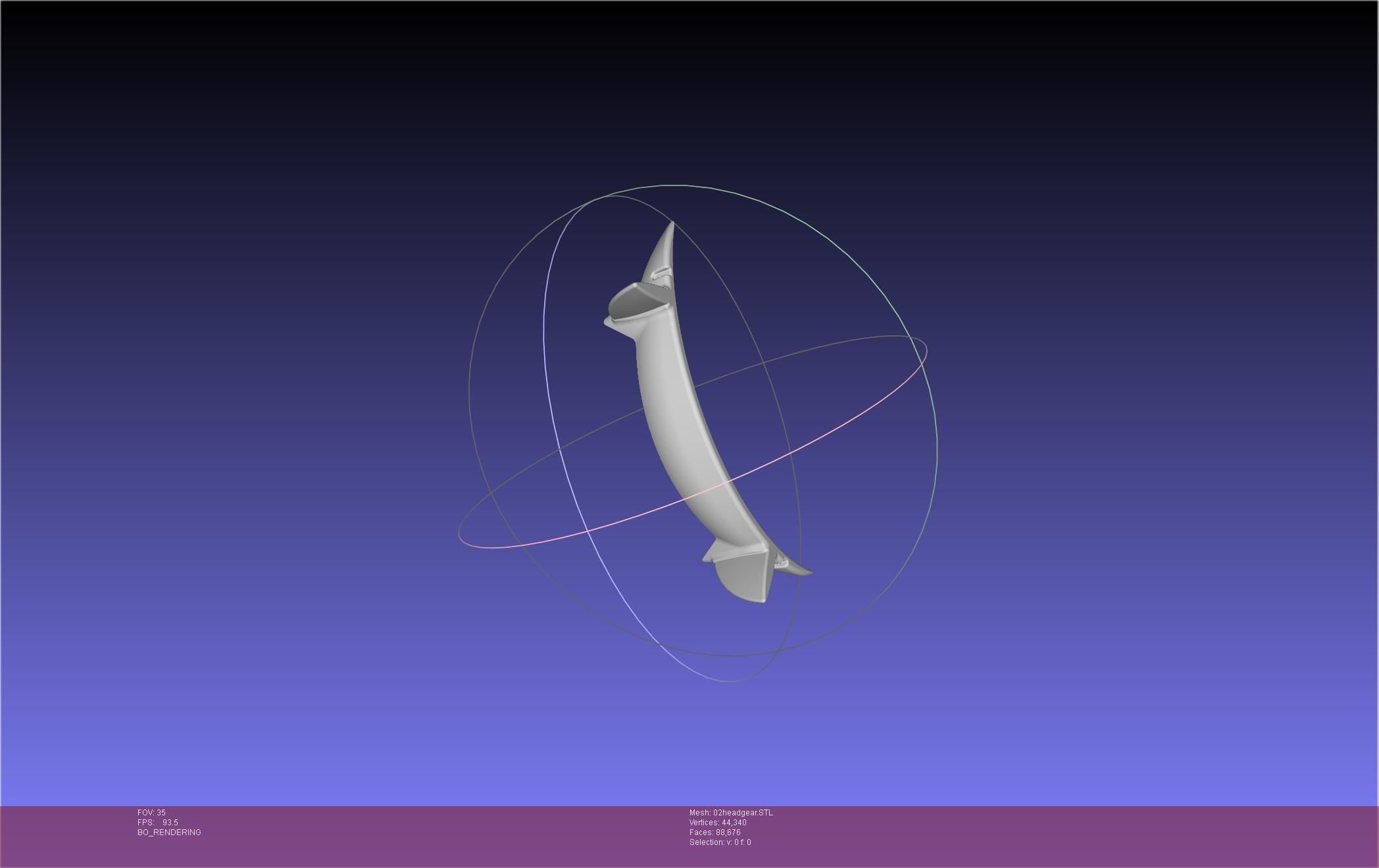 Darling In The Franxx Zero Two Cosplay Headgear 3D print model_7