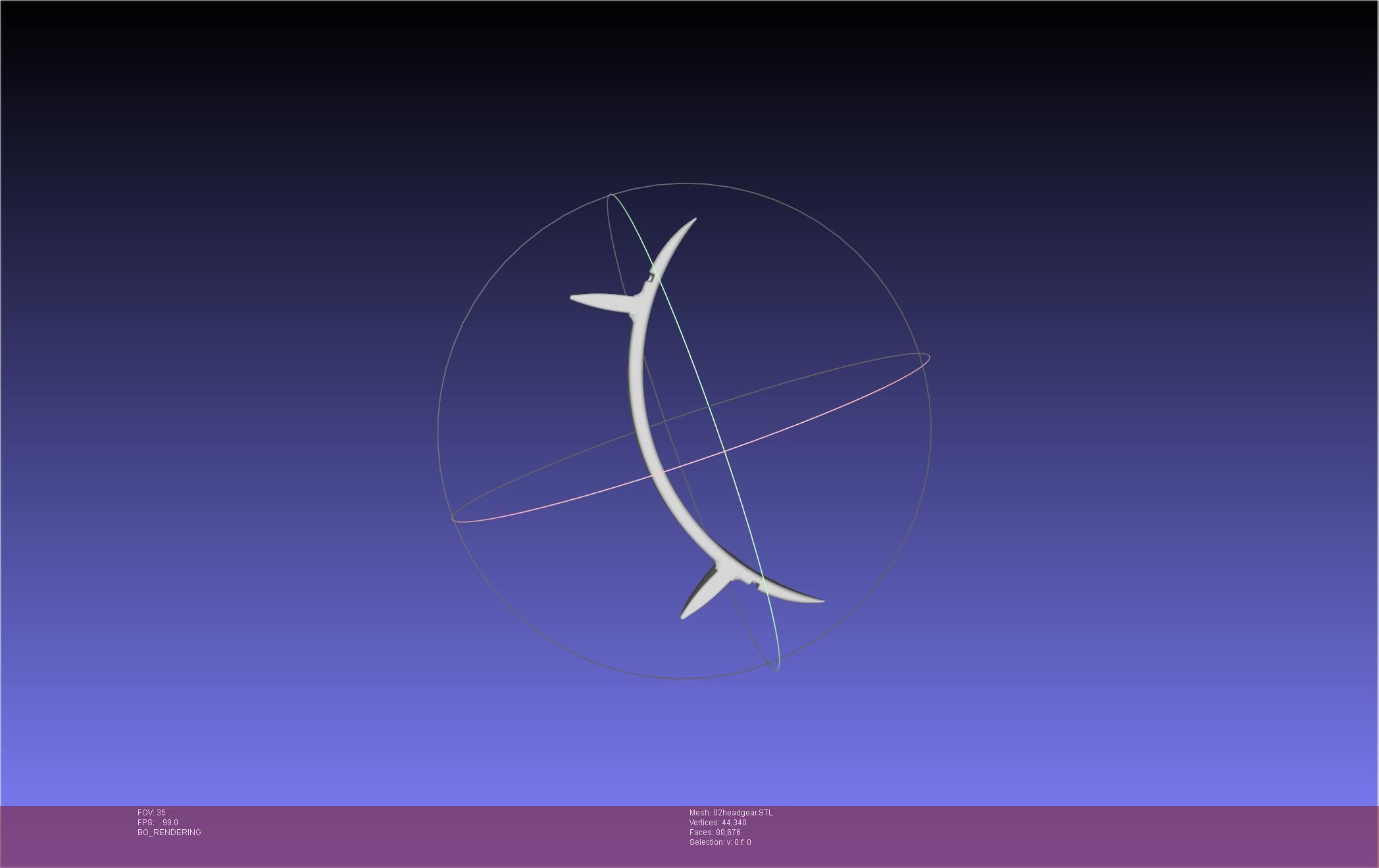 Darling In The Franxx Zero Two Cosplay Headgear 3D print model_6