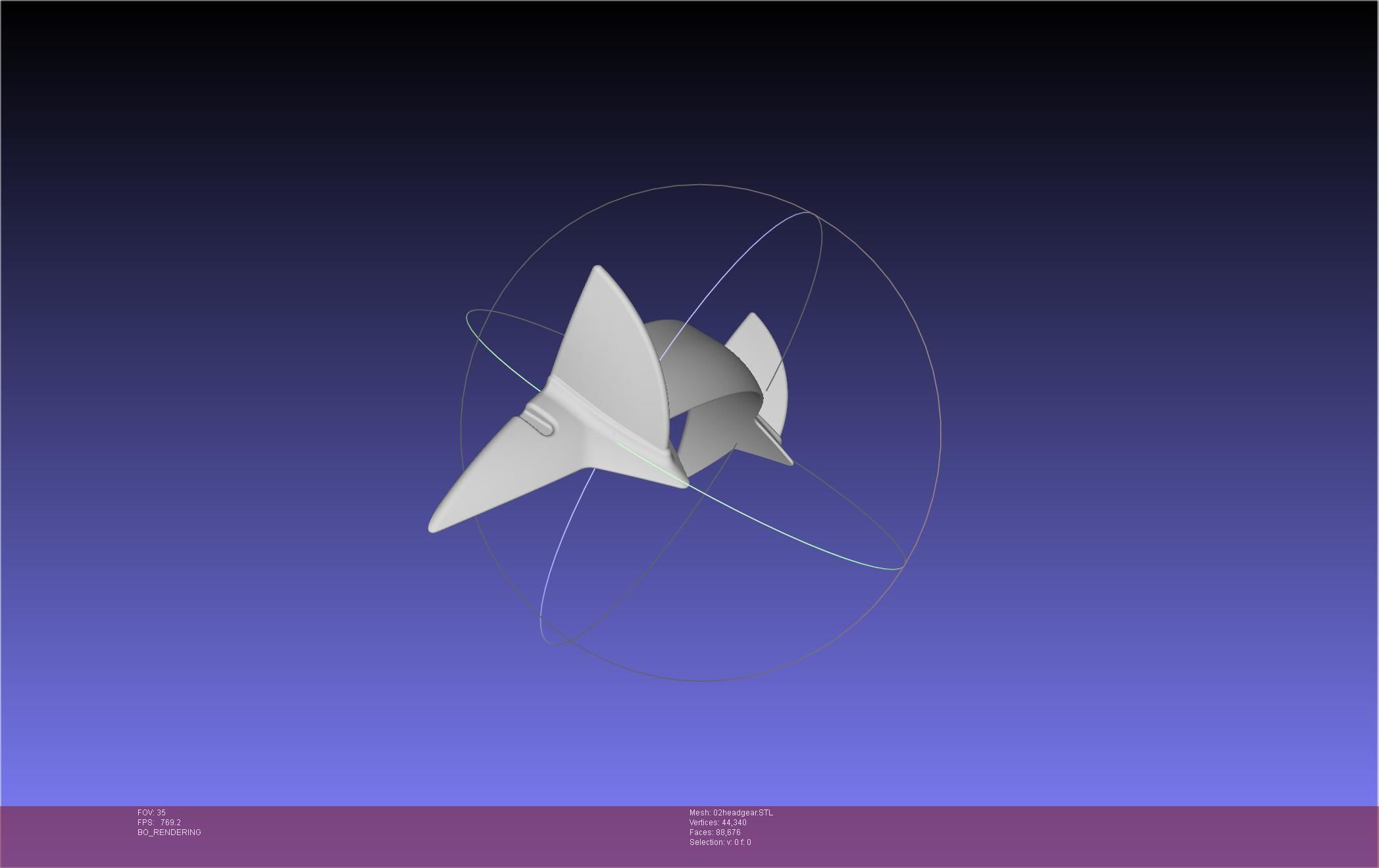 Darling In The Franxx Zero Two Cosplay Headgear 3D print model_51