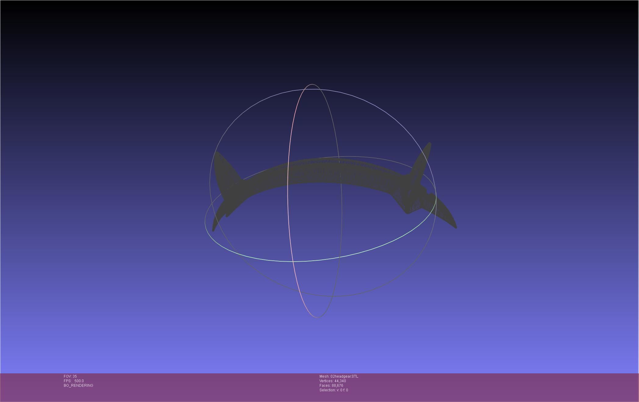 Darling In The Franxx Zero Two Cosplay Headgear 3D print model_41