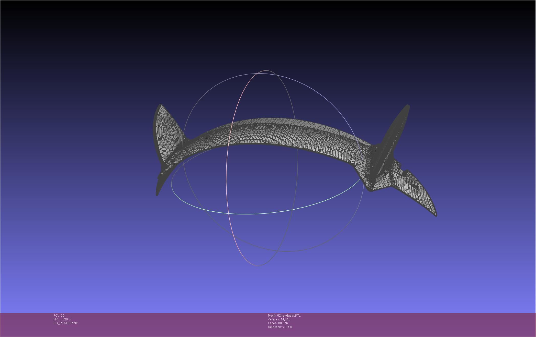 Darling In The Franxx Zero Two Cosplay Headgear 3D print model_62