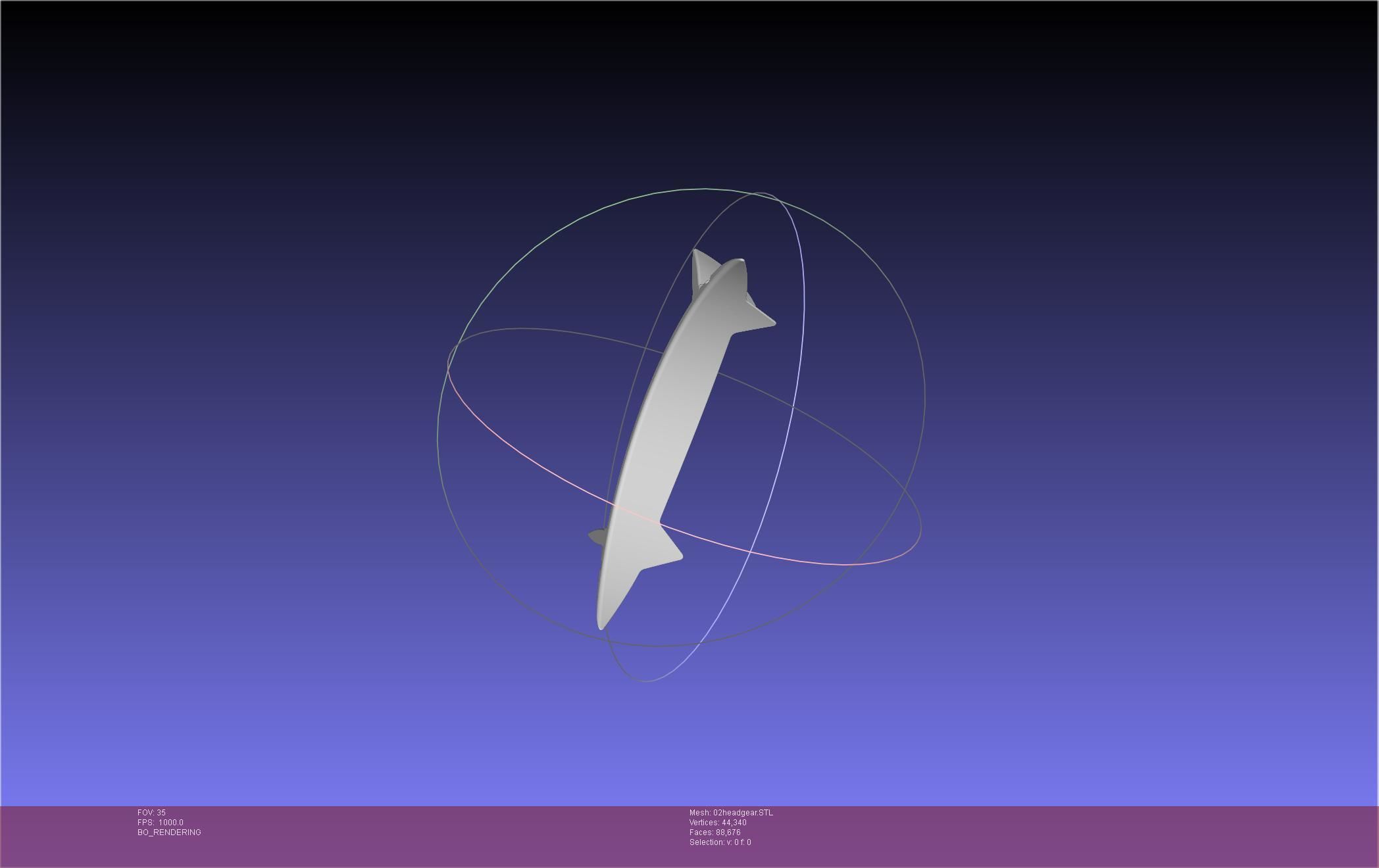 Darling In The Franxx Zero Two Cosplay Headgear 3D print model_19