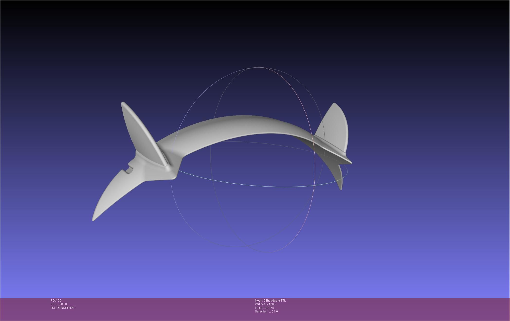 Darling In The Franxx Zero Two Cosplay Headgear 3D print model_58