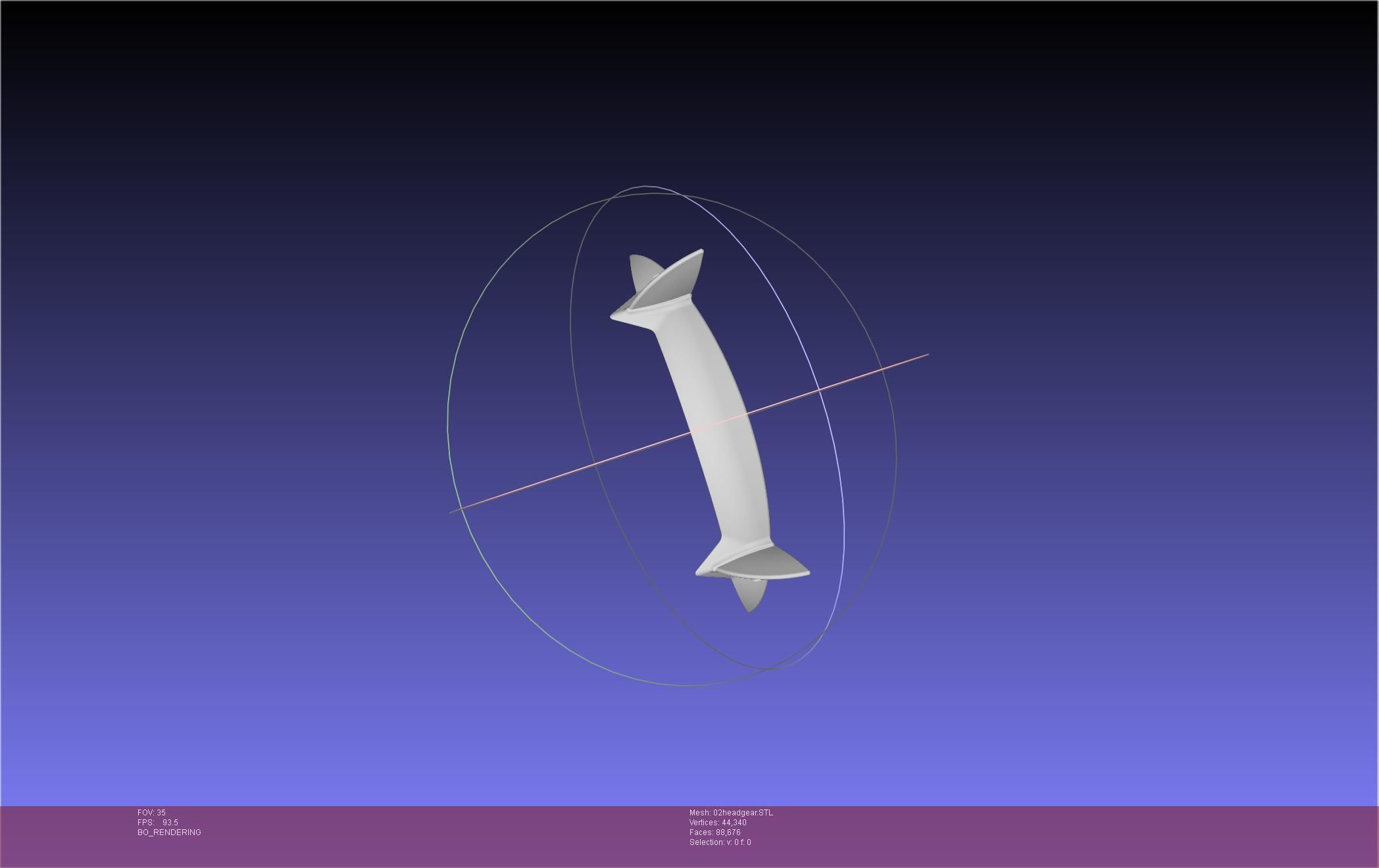 Darling In The Franxx Zero Two Cosplay Headgear 3D print model_8