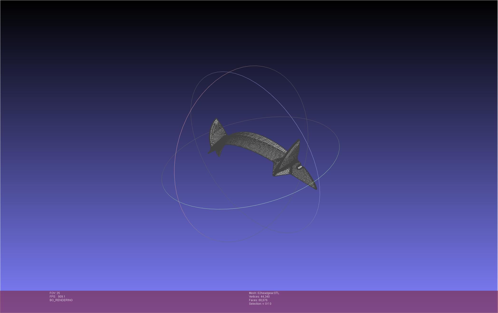 Darling In The Franxx Zero Two Cosplay Headgear 3D print model_26