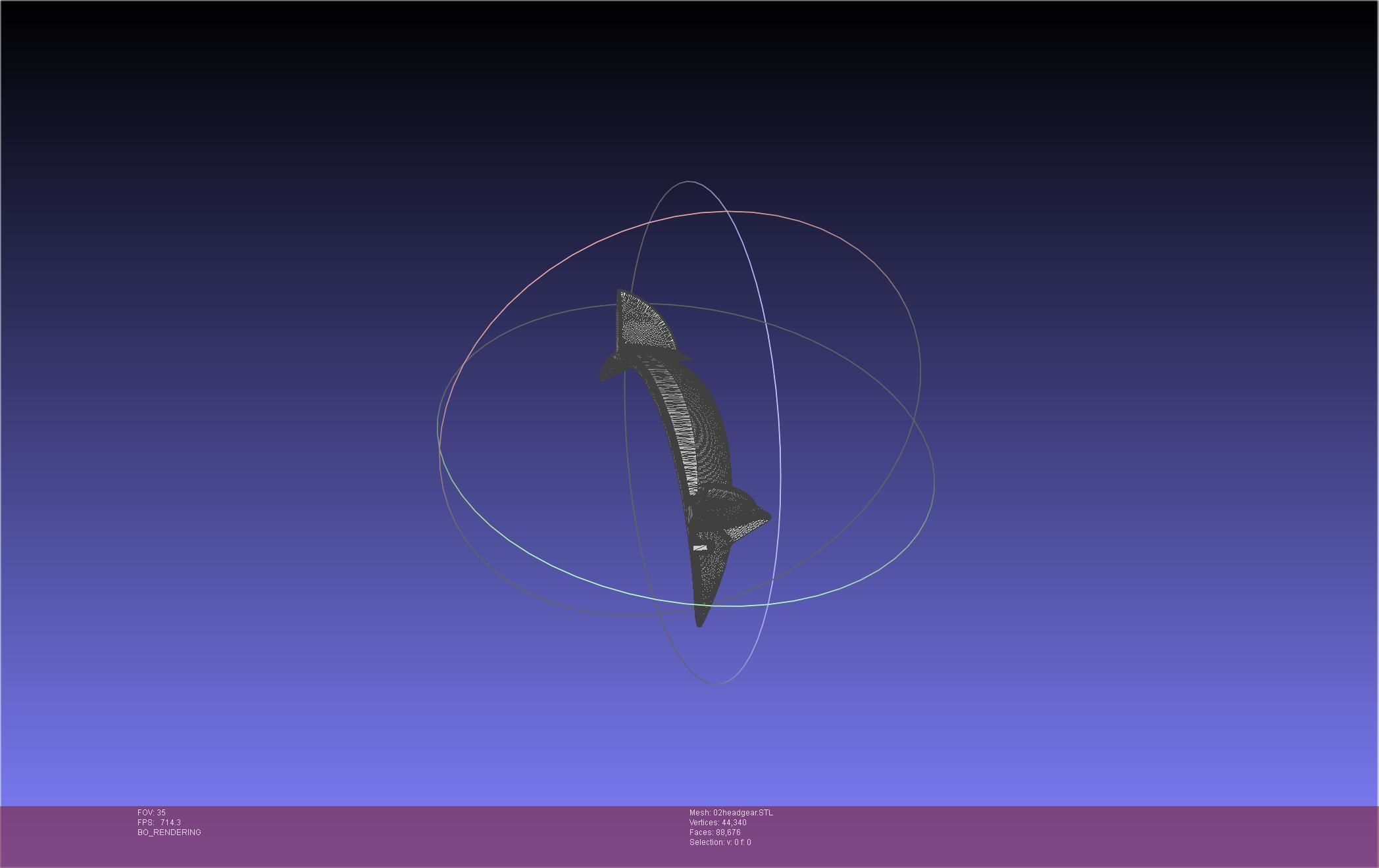 Darling In The Franxx Zero Two Cosplay Headgear 3D print model_28