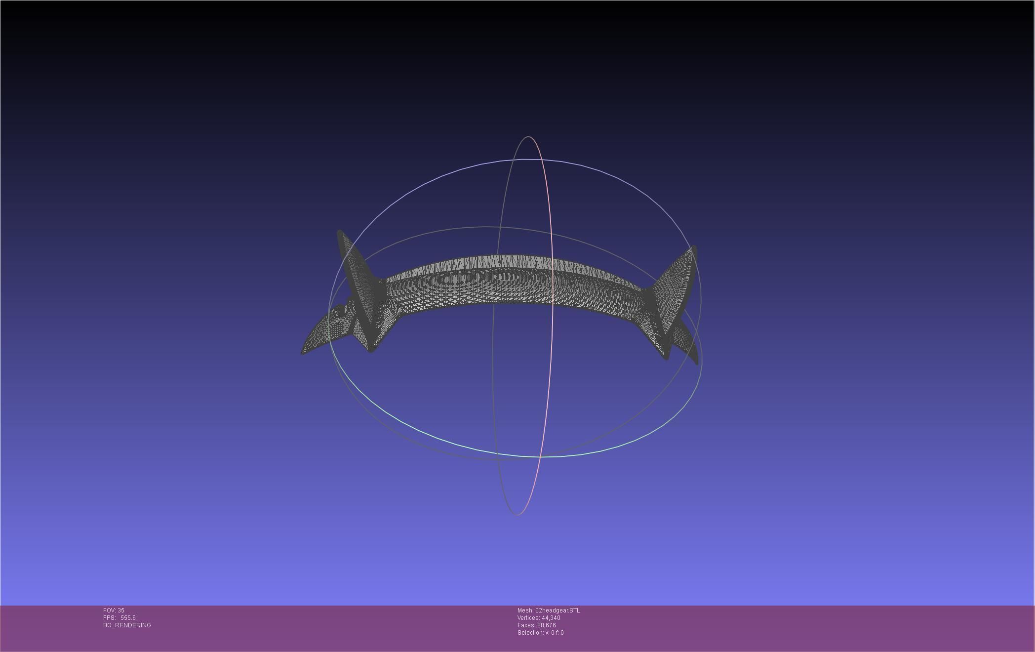 Darling In The Franxx Zero Two Cosplay Headgear 3D print model_43