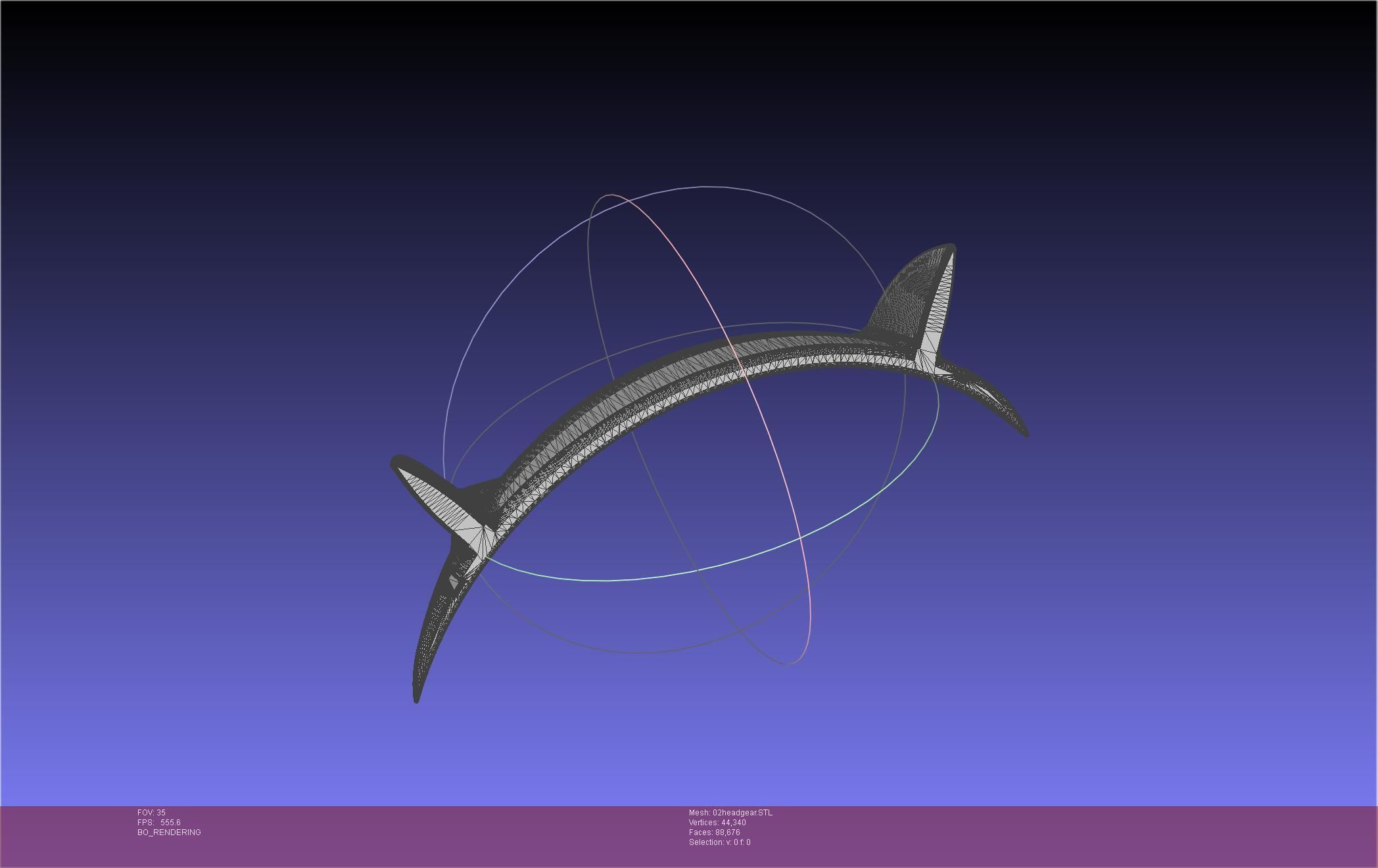 Darling In The Franxx Zero Two Cosplay Headgear 3D print model_35