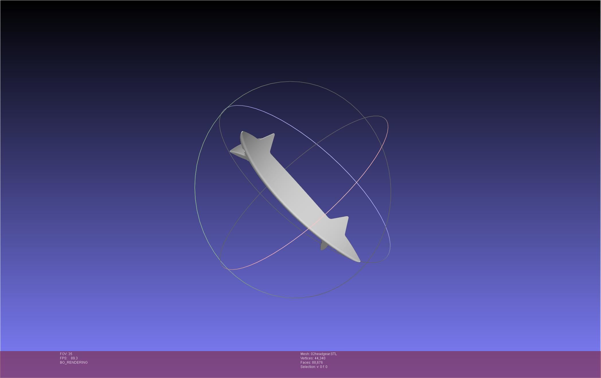 Darling In The Franxx Zero Two Cosplay Headgear 3D print model_4