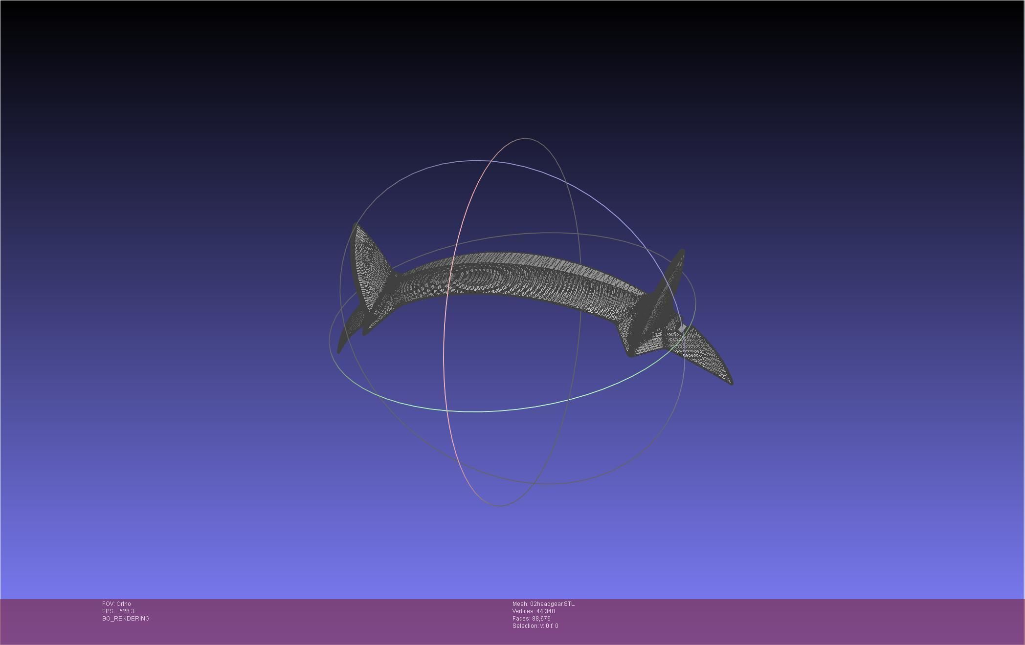 Darling In The Franxx Zero Two Cosplay Headgear 3D print model_38