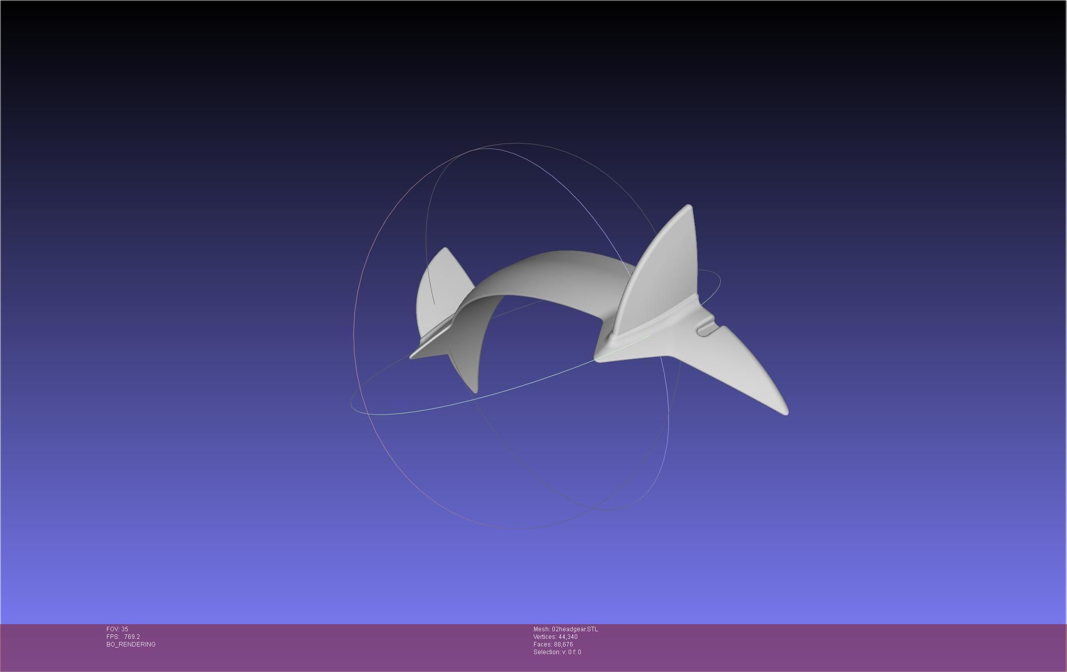 Darling In The Franxx Zero Two Cosplay Headgear 3D print model_55