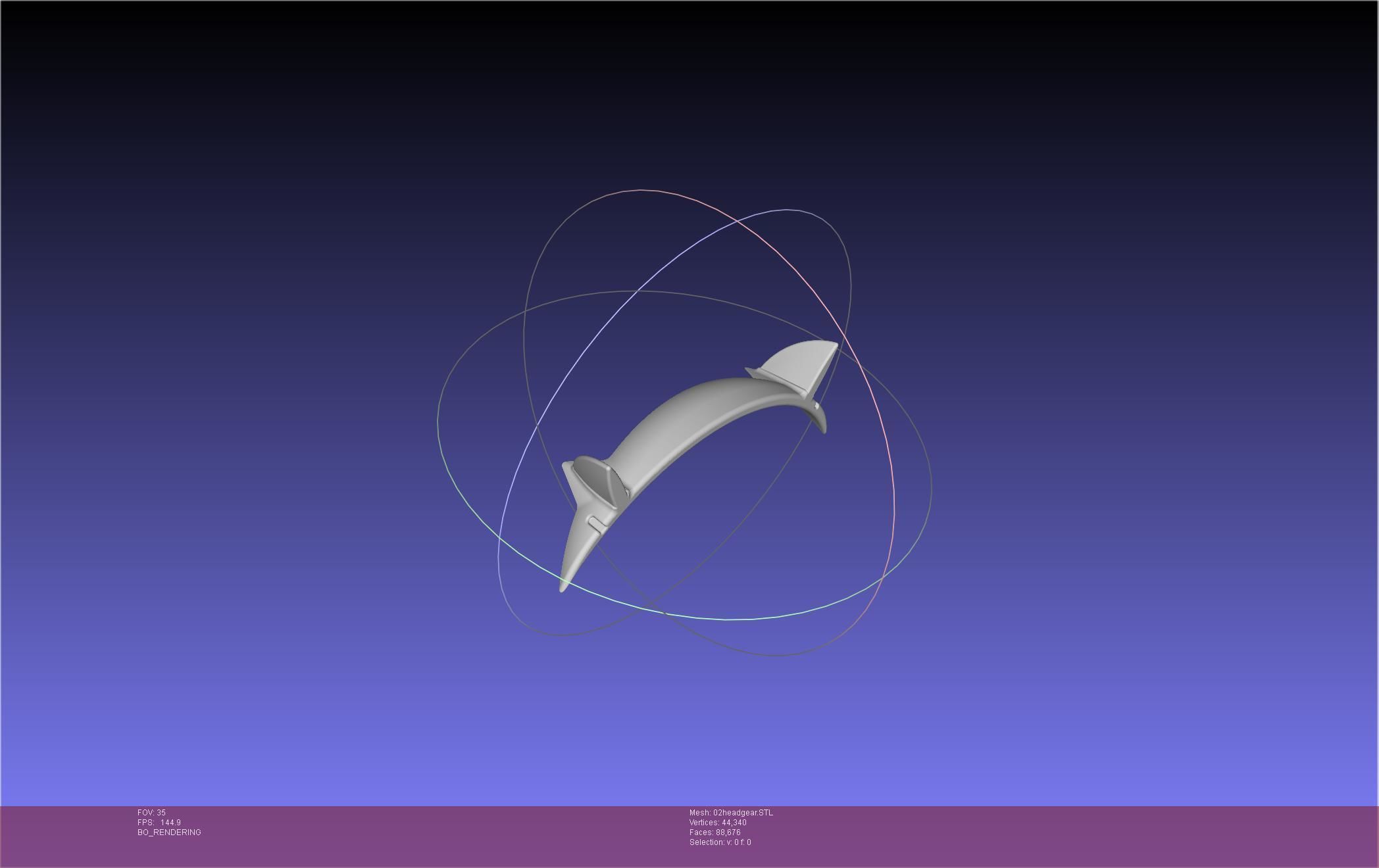 Darling In The Franxx Zero Two Cosplay Headgear 3D print model_13