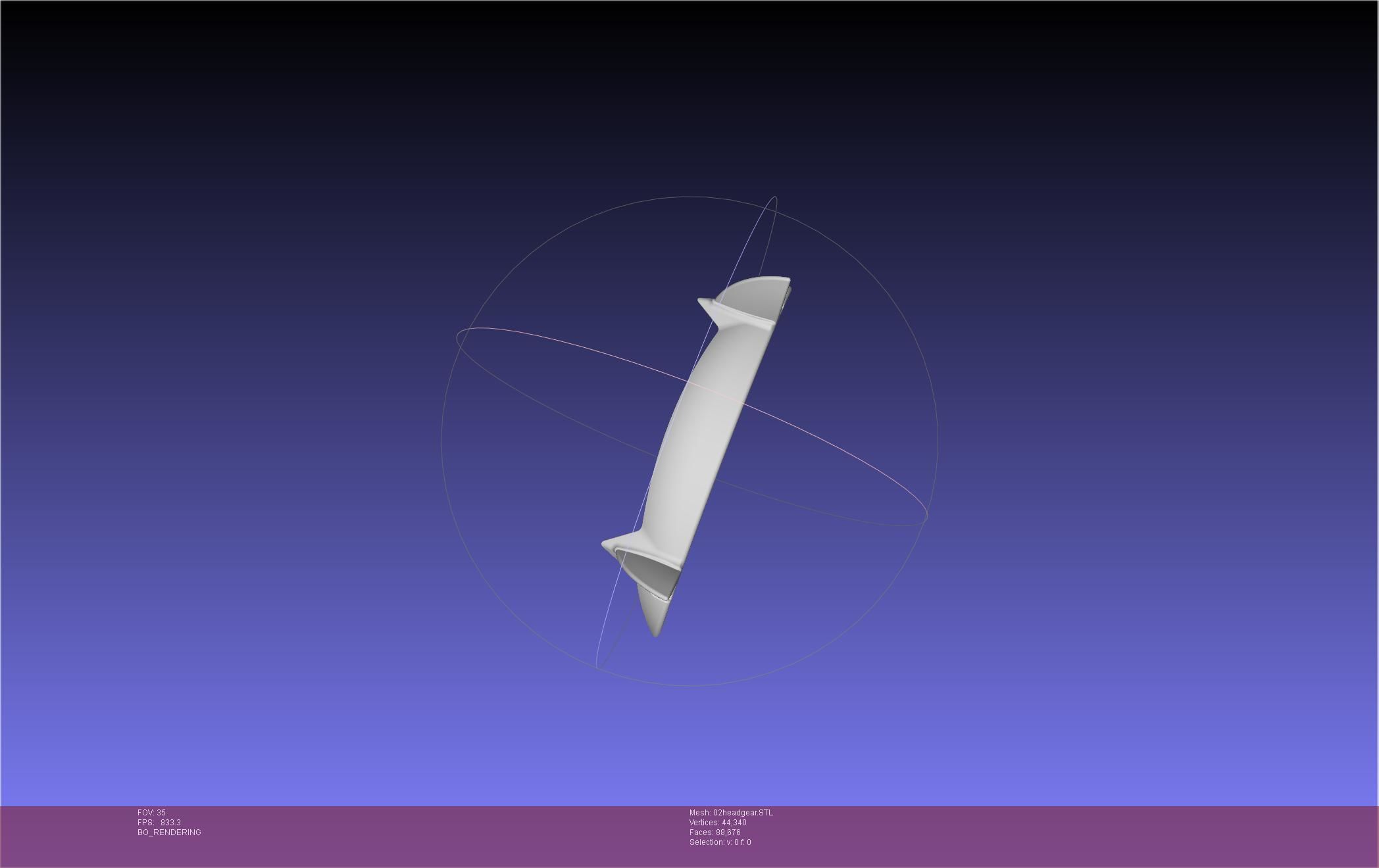 Darling In The Franxx Zero Two Cosplay Headgear 3D print model_24