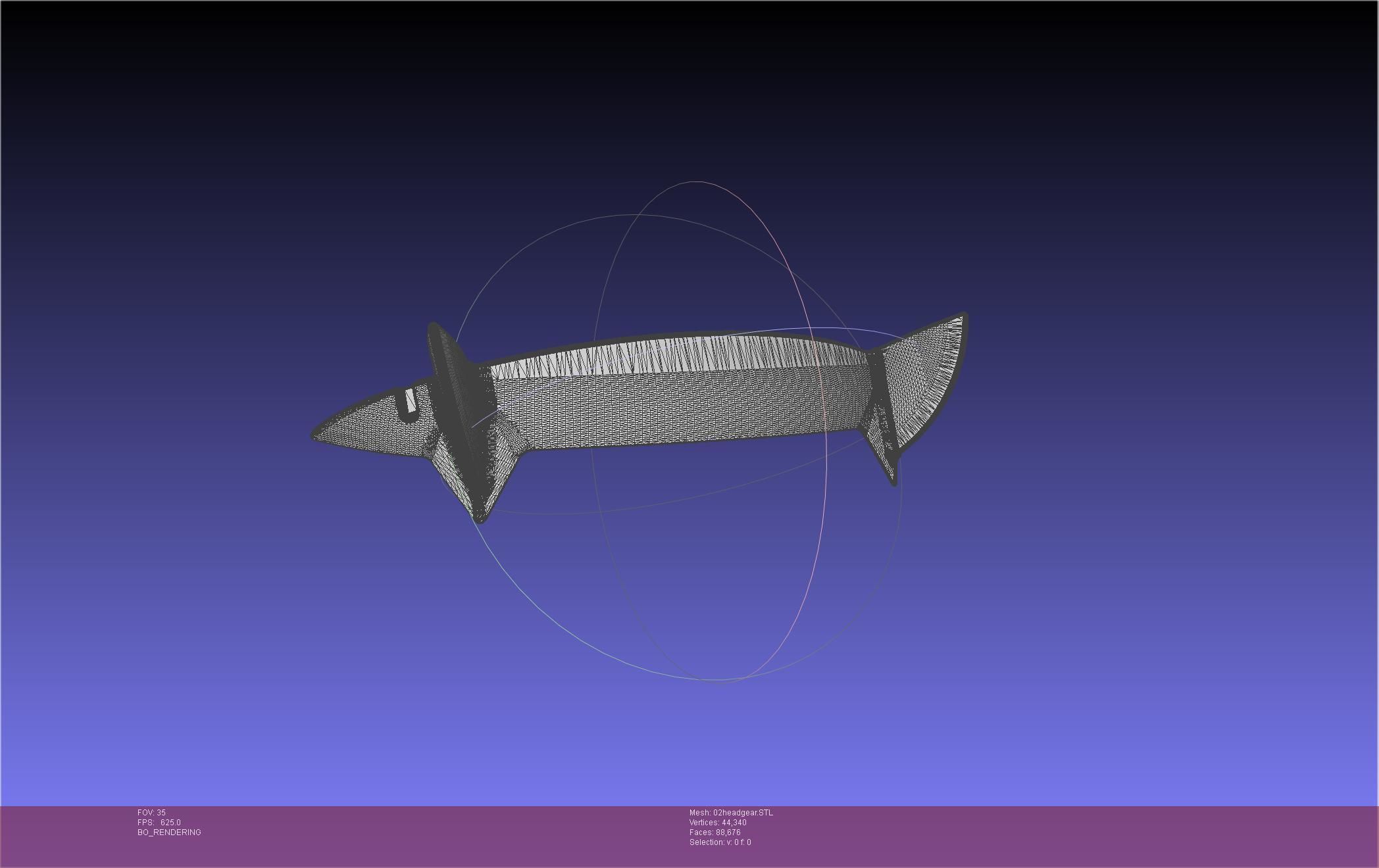 Darling In The Franxx Zero Two Cosplay Headgear 3D print model_44