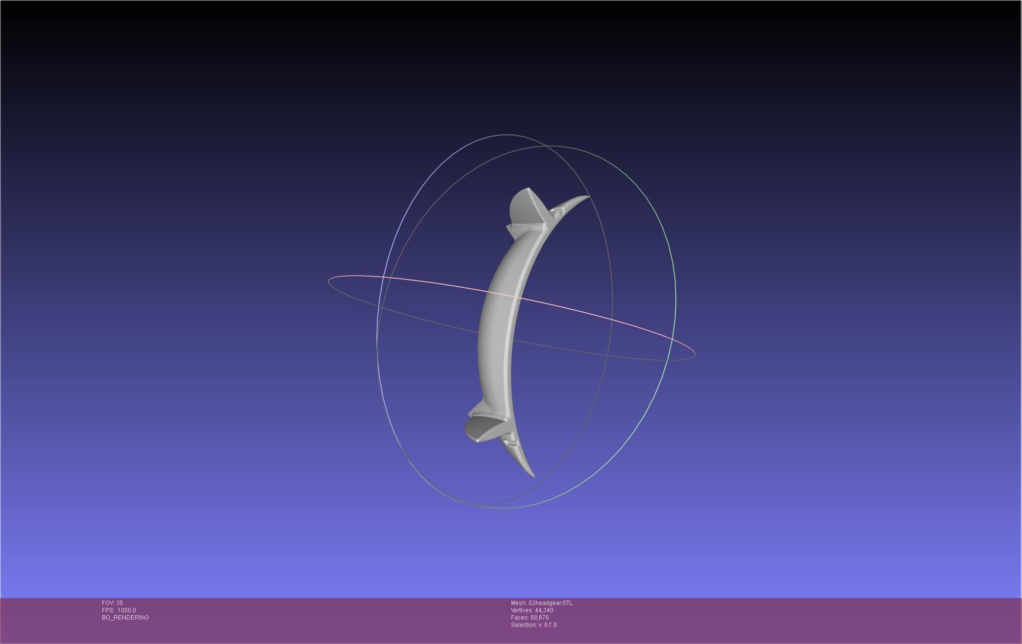 Darling In The Franxx Zero Two Cosplay Headgear 3D print model_21