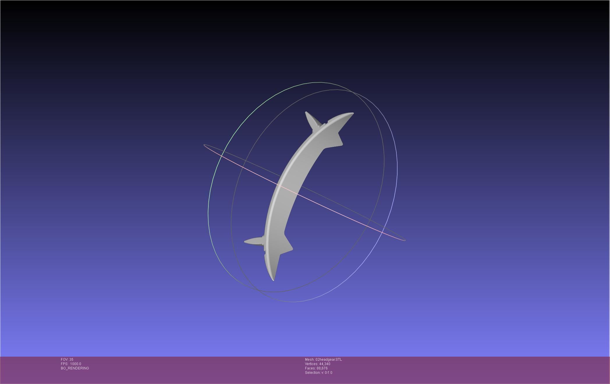 Darling In The Franxx Zero Two Cosplay Headgear 3D print model_20