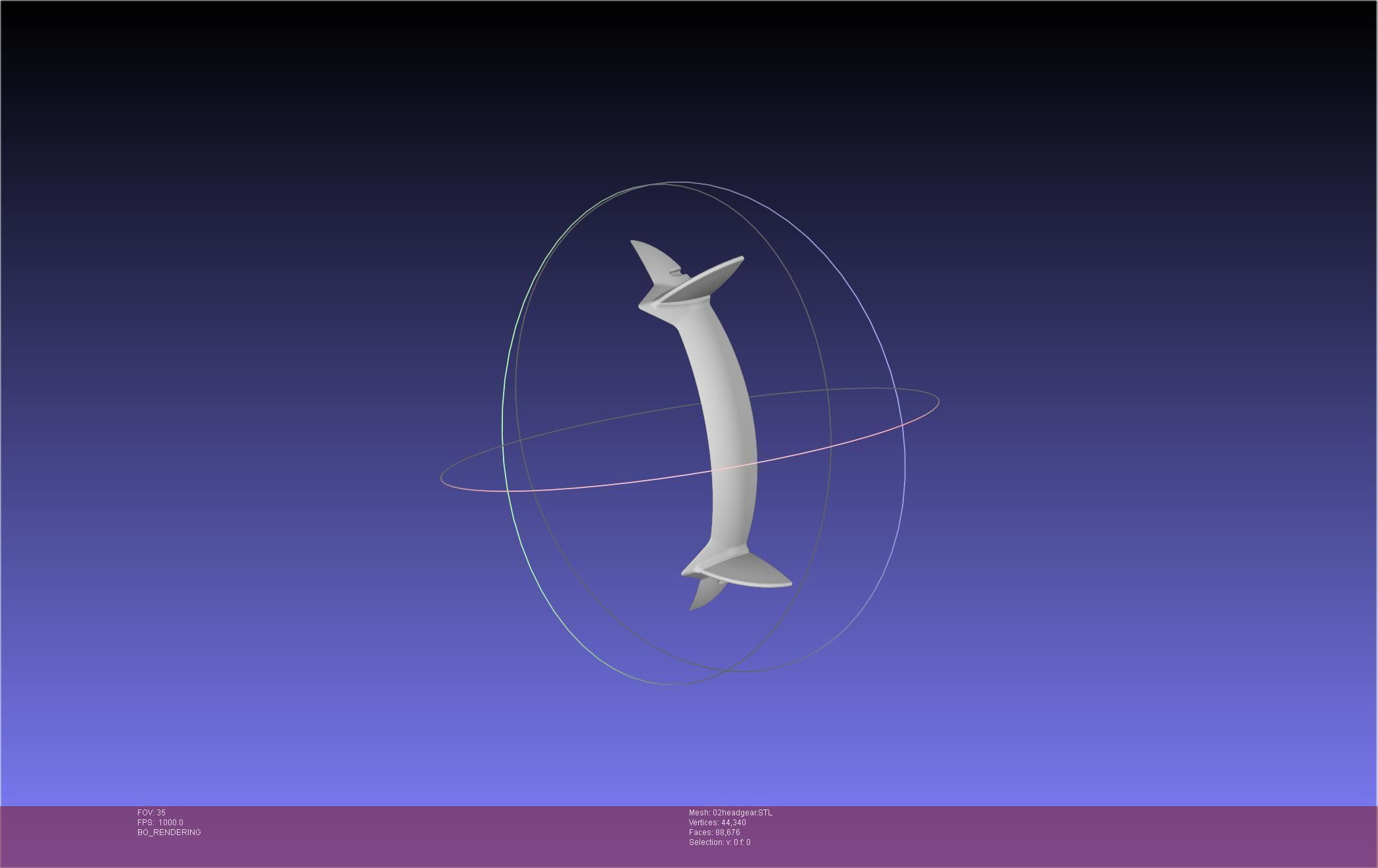 Darling In The Franxx Zero Two Cosplay Headgear 3D print model_22