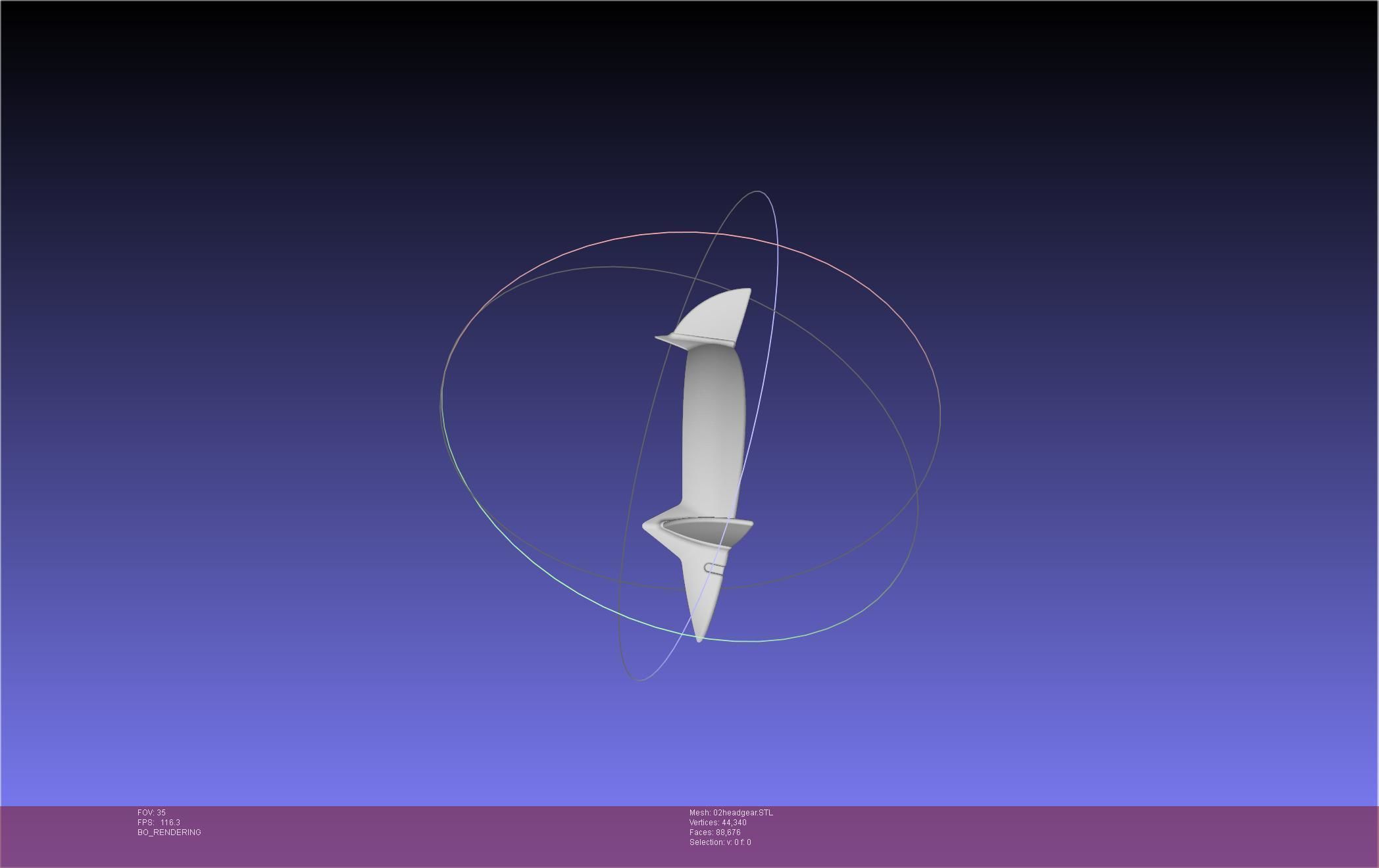 Darling In The Franxx Zero Two Cosplay Headgear 3D print model_14