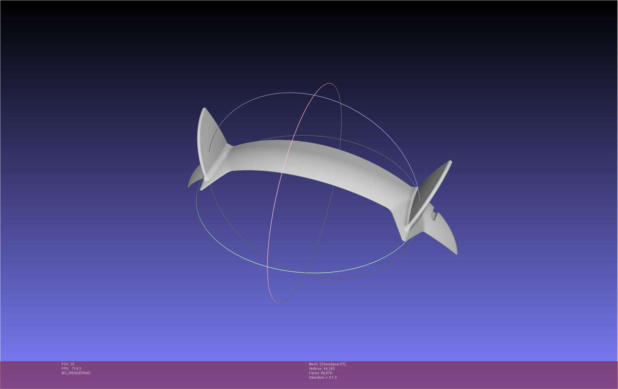 Darling In The Franxx Zero Two Cosplay Headgear 3D print model_54