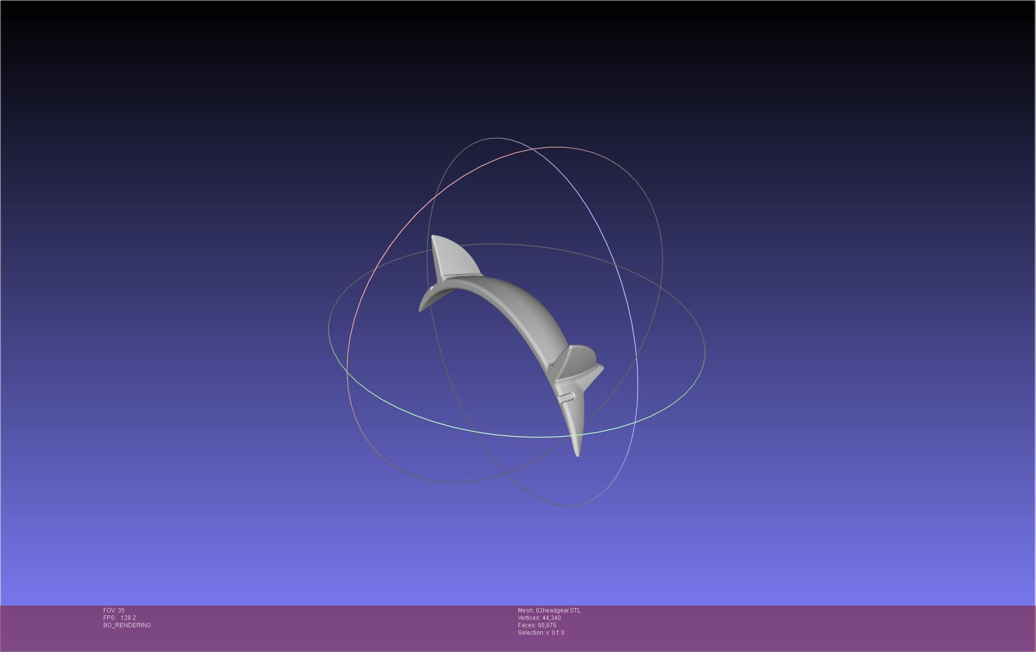 Darling In The Franxx Zero Two Cosplay Headgear 3D print model_11