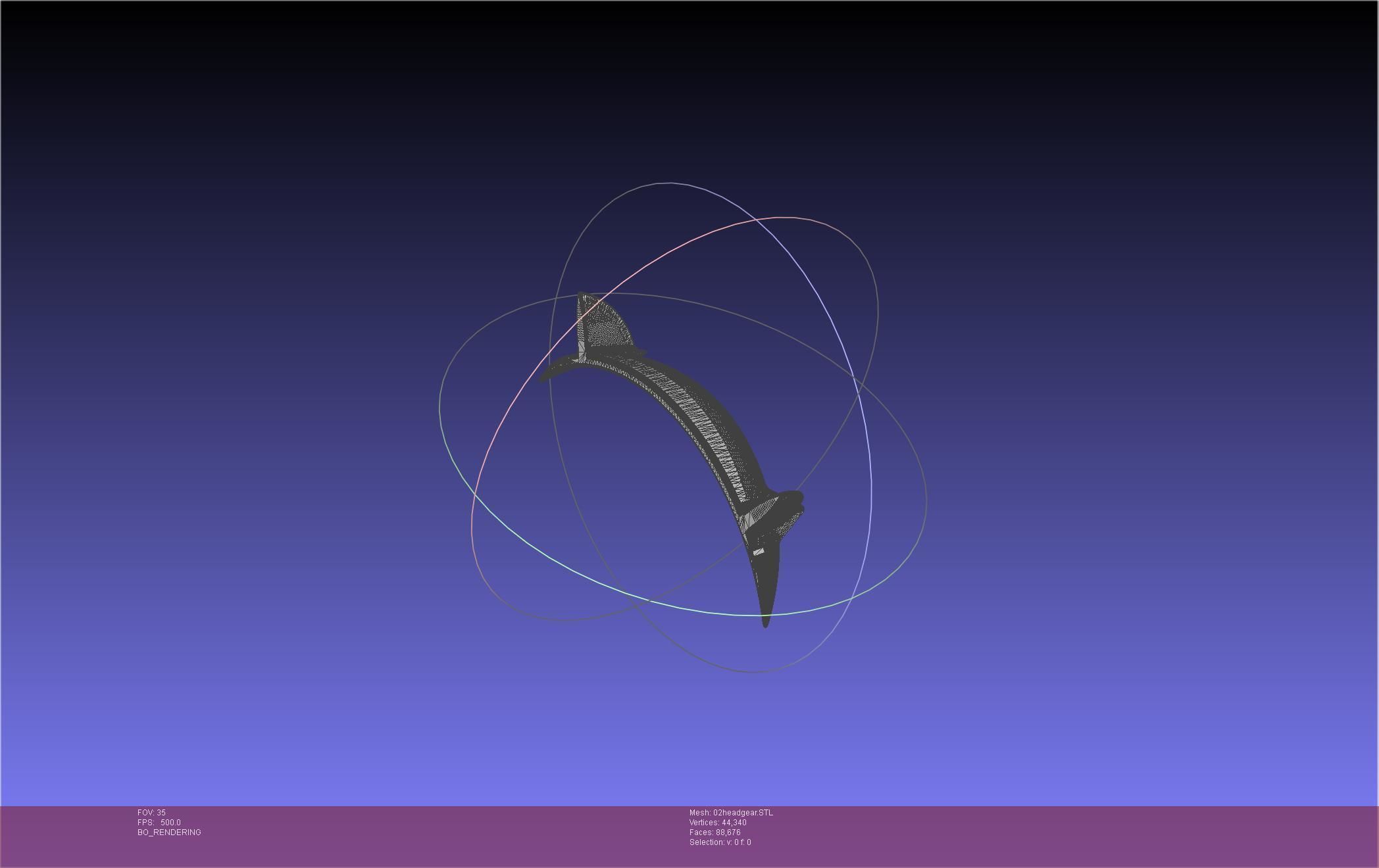 Darling In The Franxx Zero Two Cosplay Headgear 3D print model_29