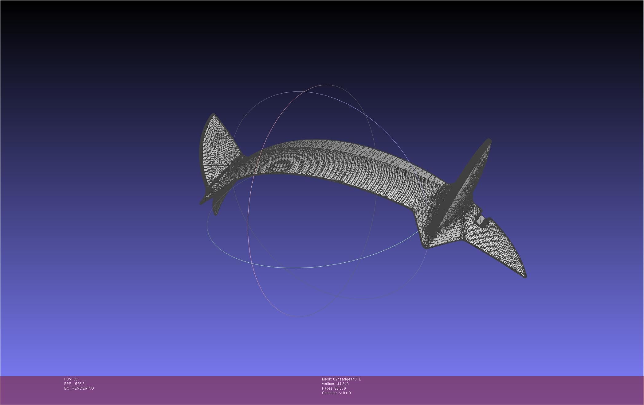 Darling In The Franxx Zero Two Cosplay Headgear 3D print model_63