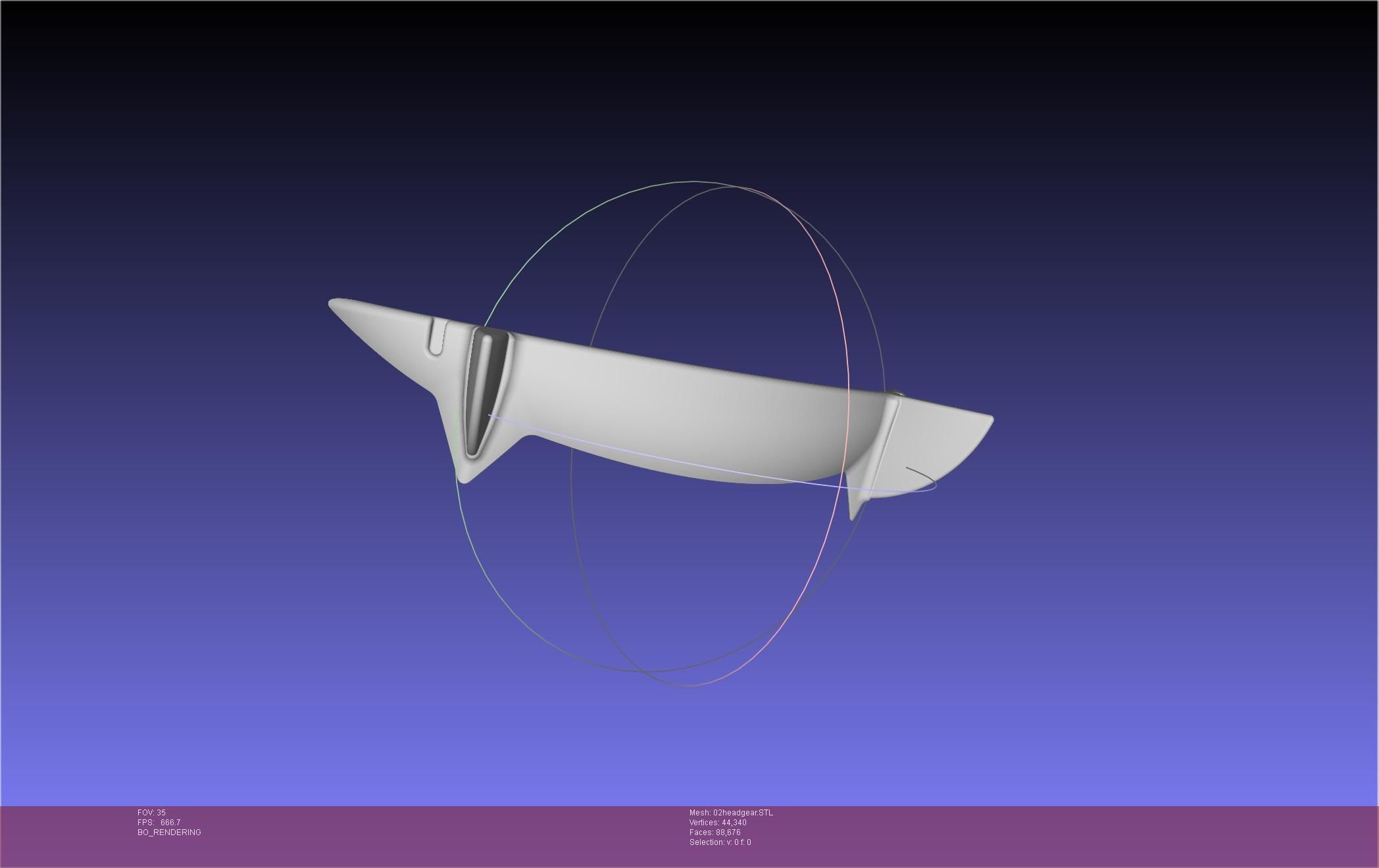 Darling In The Franxx Zero Two Cosplay Headgear 3D print model_49