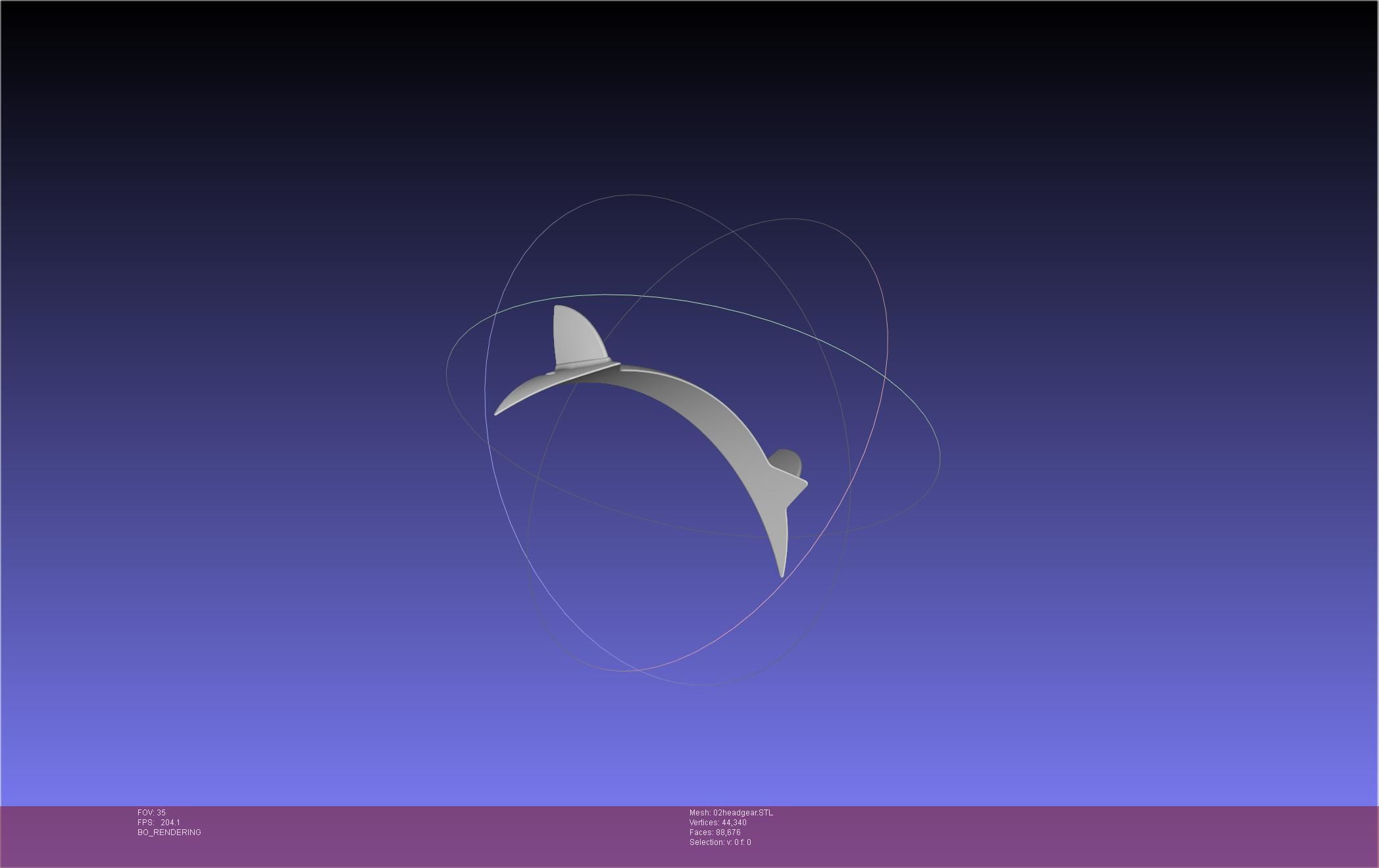 Darling In The Franxx Zero Two Cosplay Headgear 3D print model_17