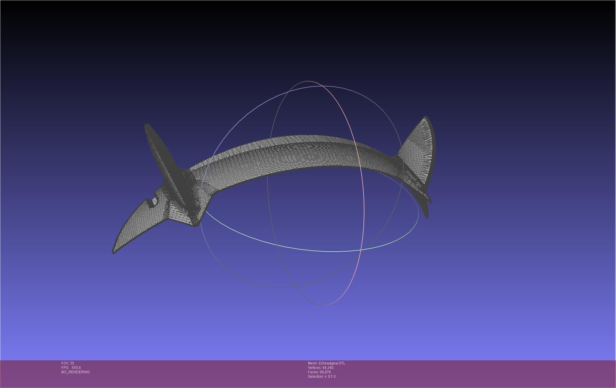 Darling In The Franxx Zero Two Cosplay Headgear 3D print model_61